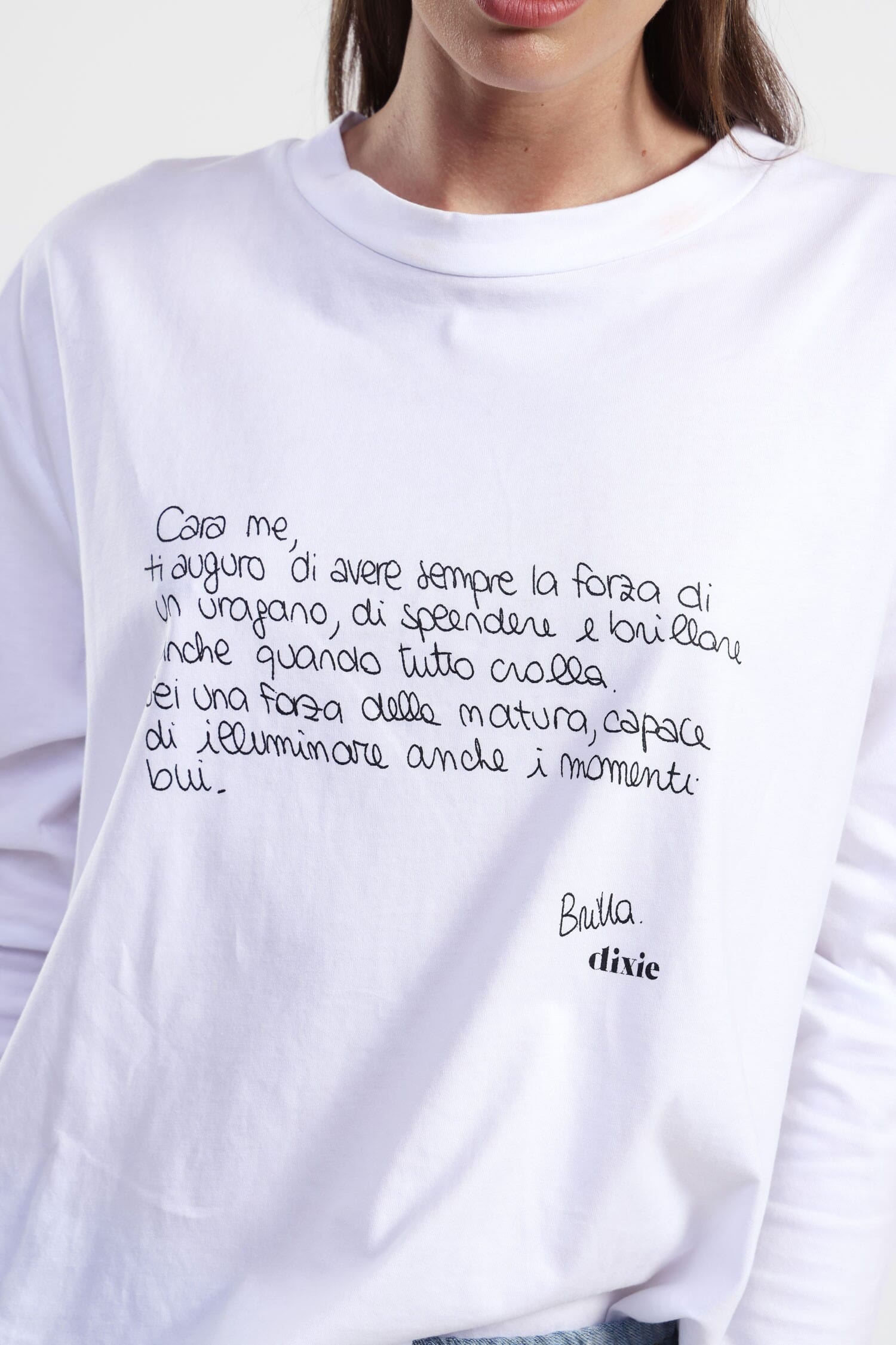 Maglia A Maniche Lunghe Con Stampa Dixie