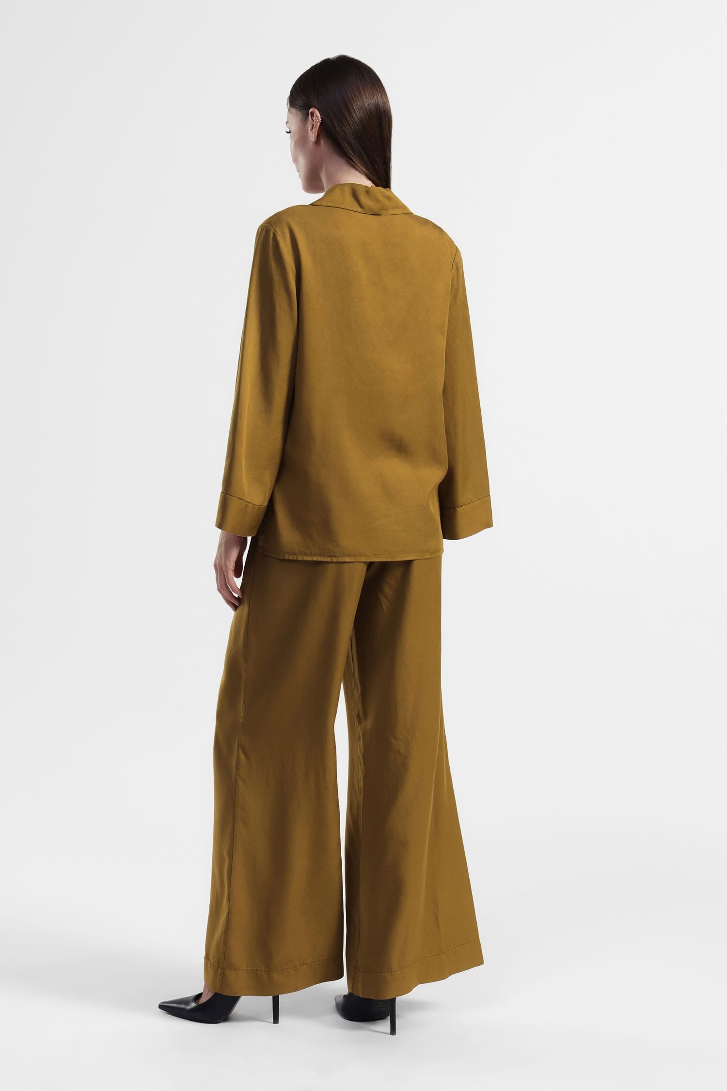 Pantaloni Larghi Con Vita Elasticizzata Dixie