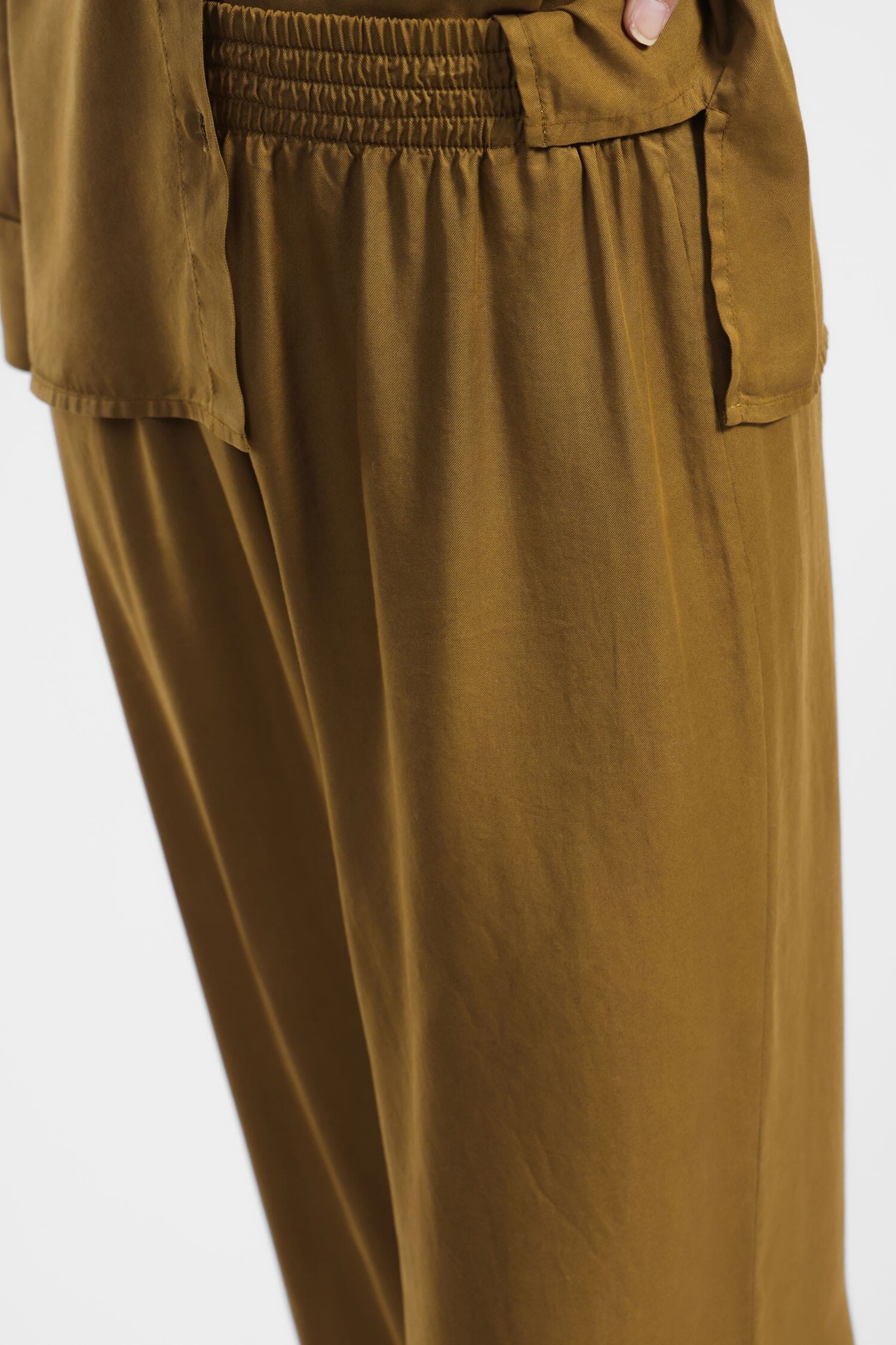 Pantaloni Larghi Con Vita Elasticizzata Dixie