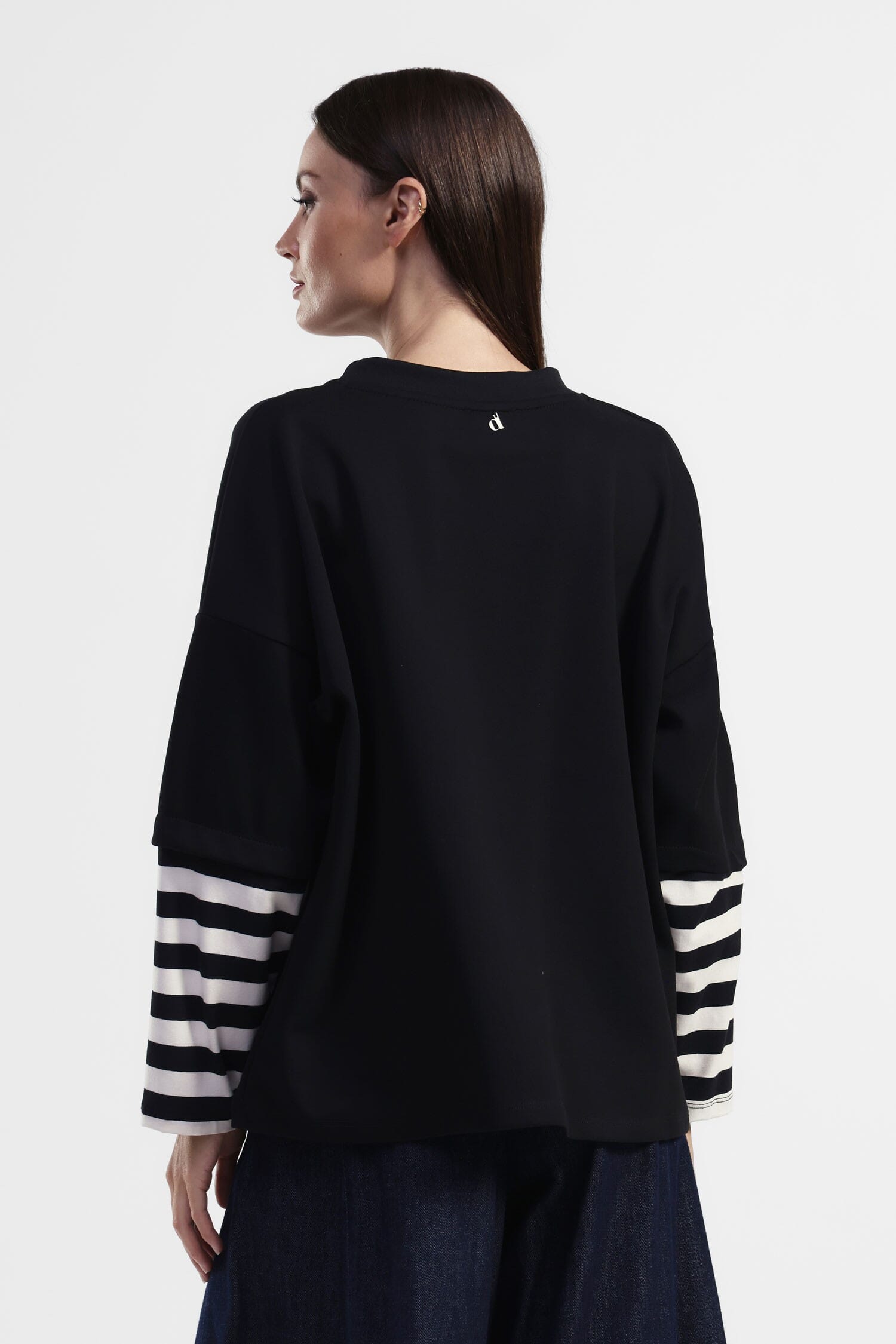 Maglietta Maniche Lunghe A Righe Dixie