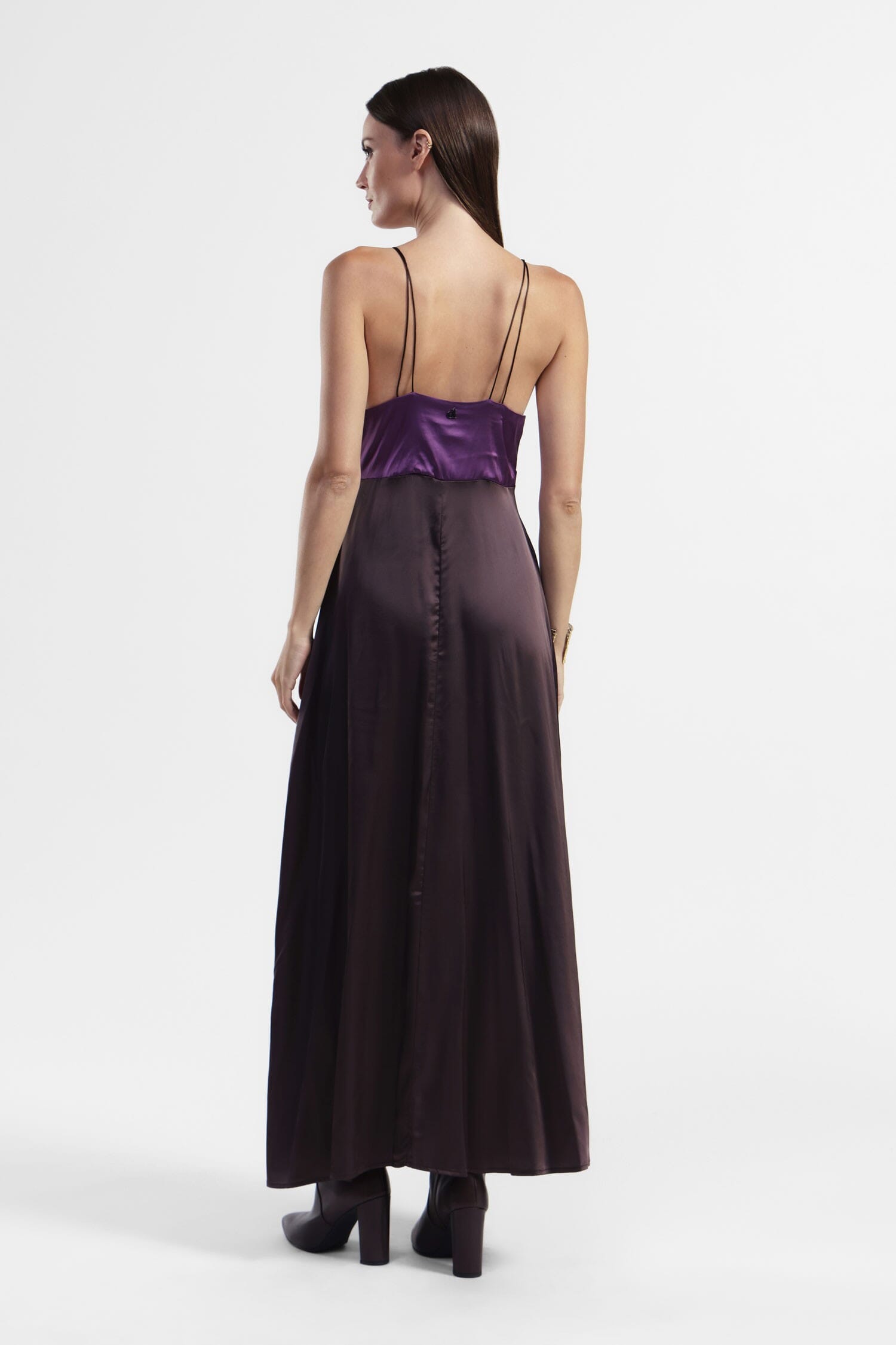 Abito Lungo Con Spalline Sottili Dixie