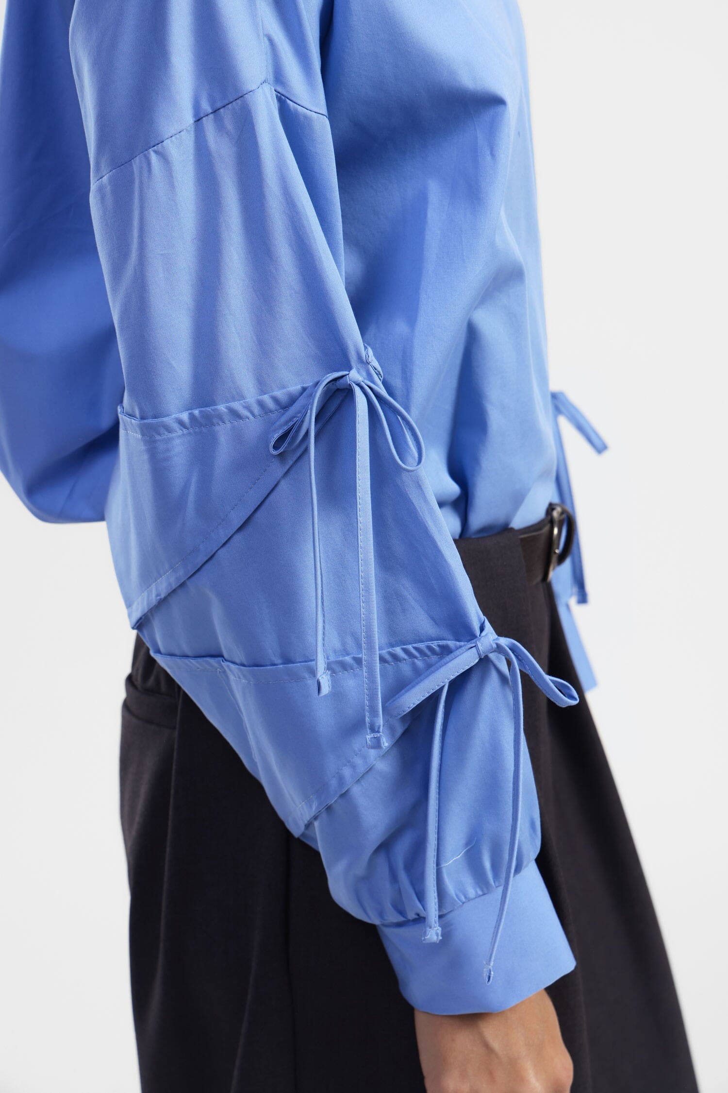 Chemise à manches froncées et col Dixie