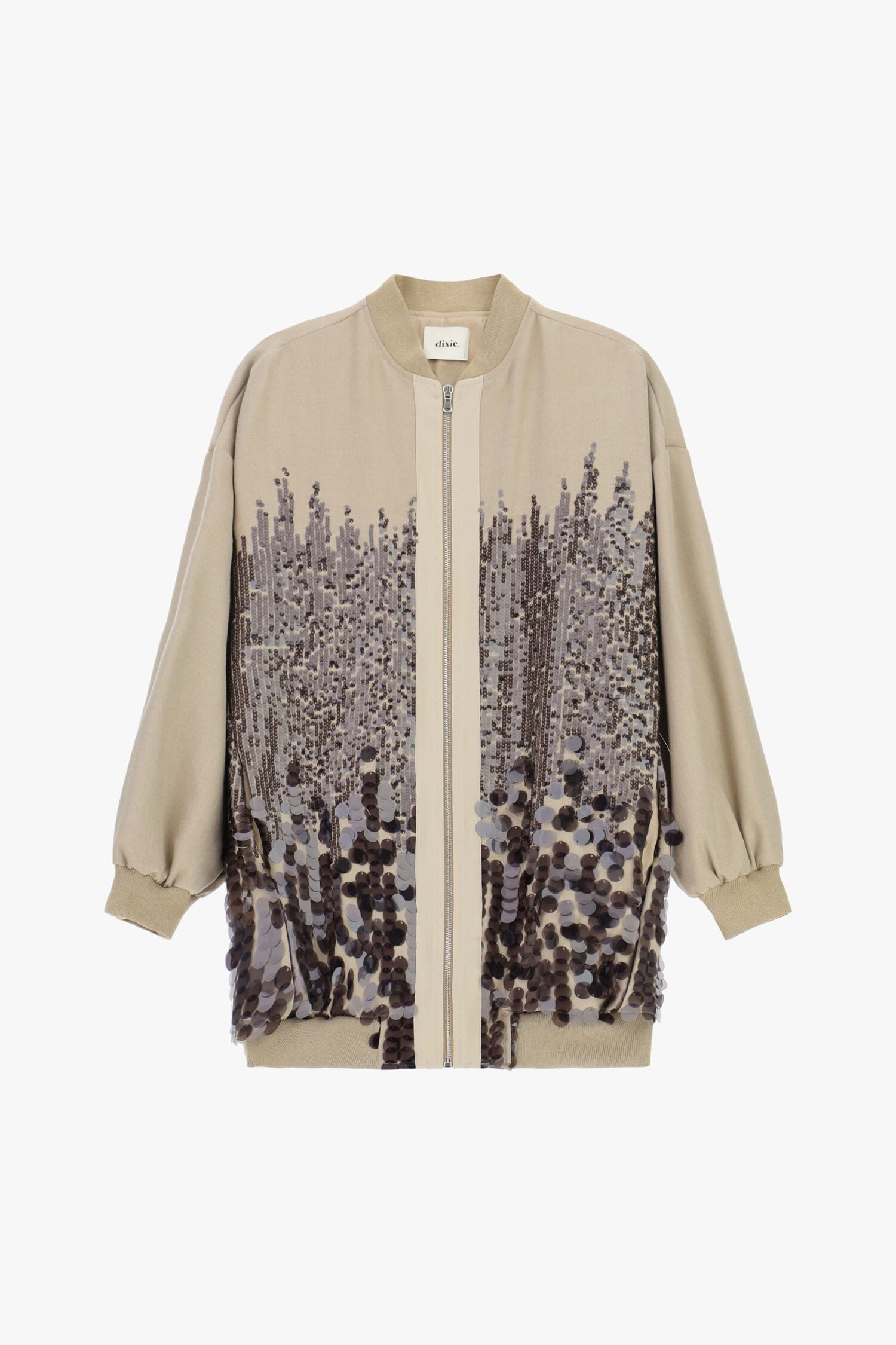 Giacca Bomber Con Paillettes Brillanti Dixie