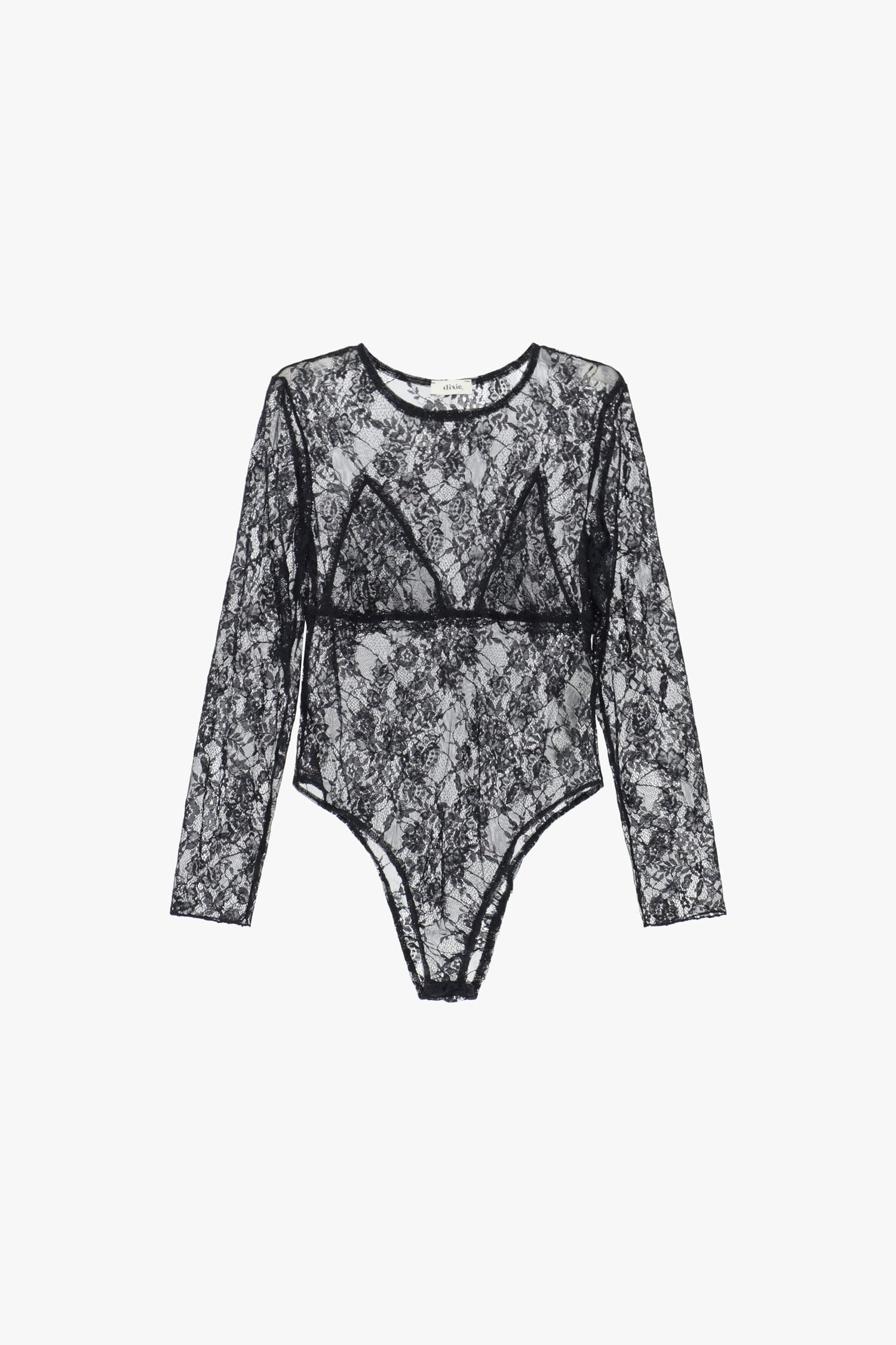 Body Pizzo A Maniche Lunghe Dixie