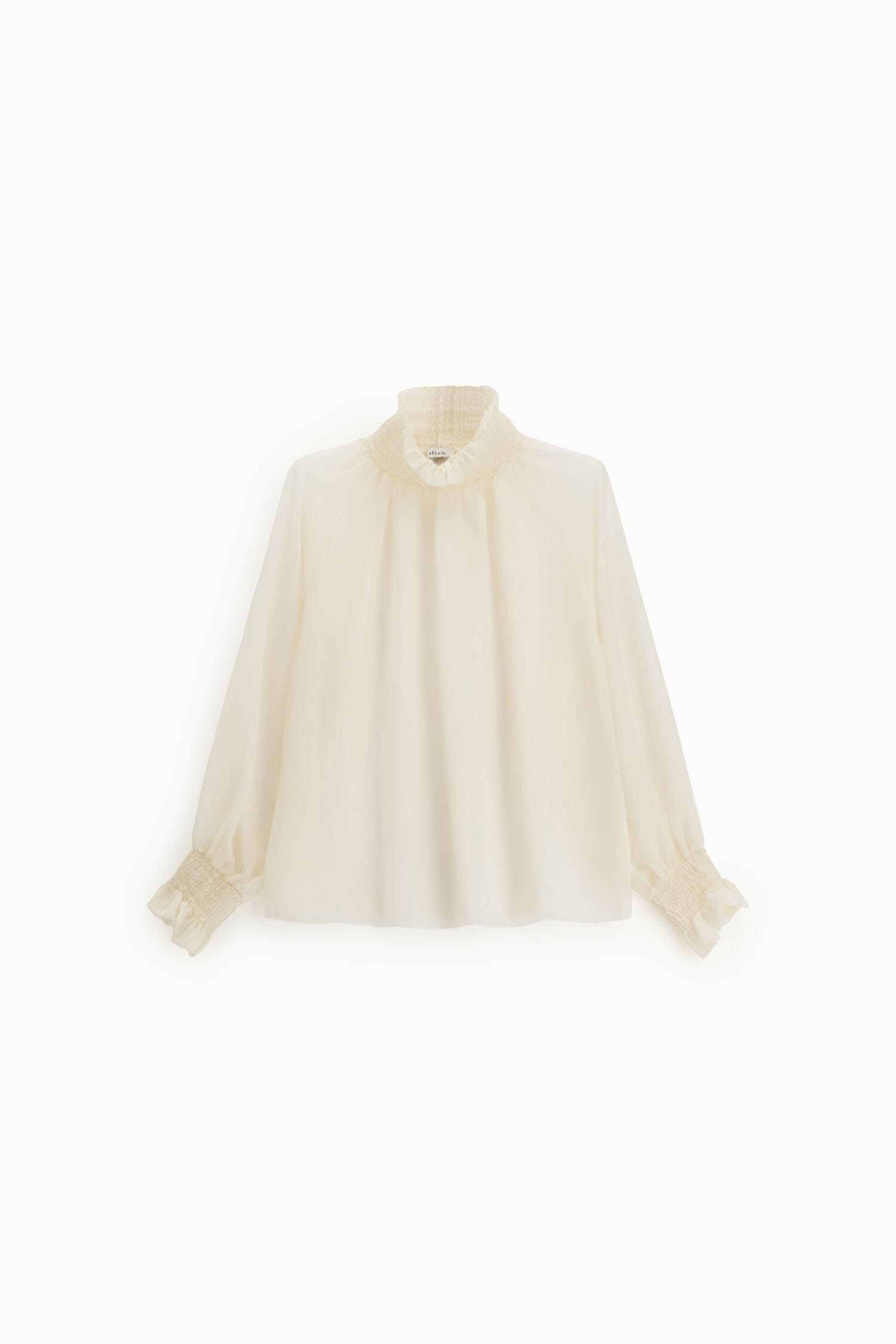 Shirt Ampia Trasparente Con Maniche Arricciate Dixie