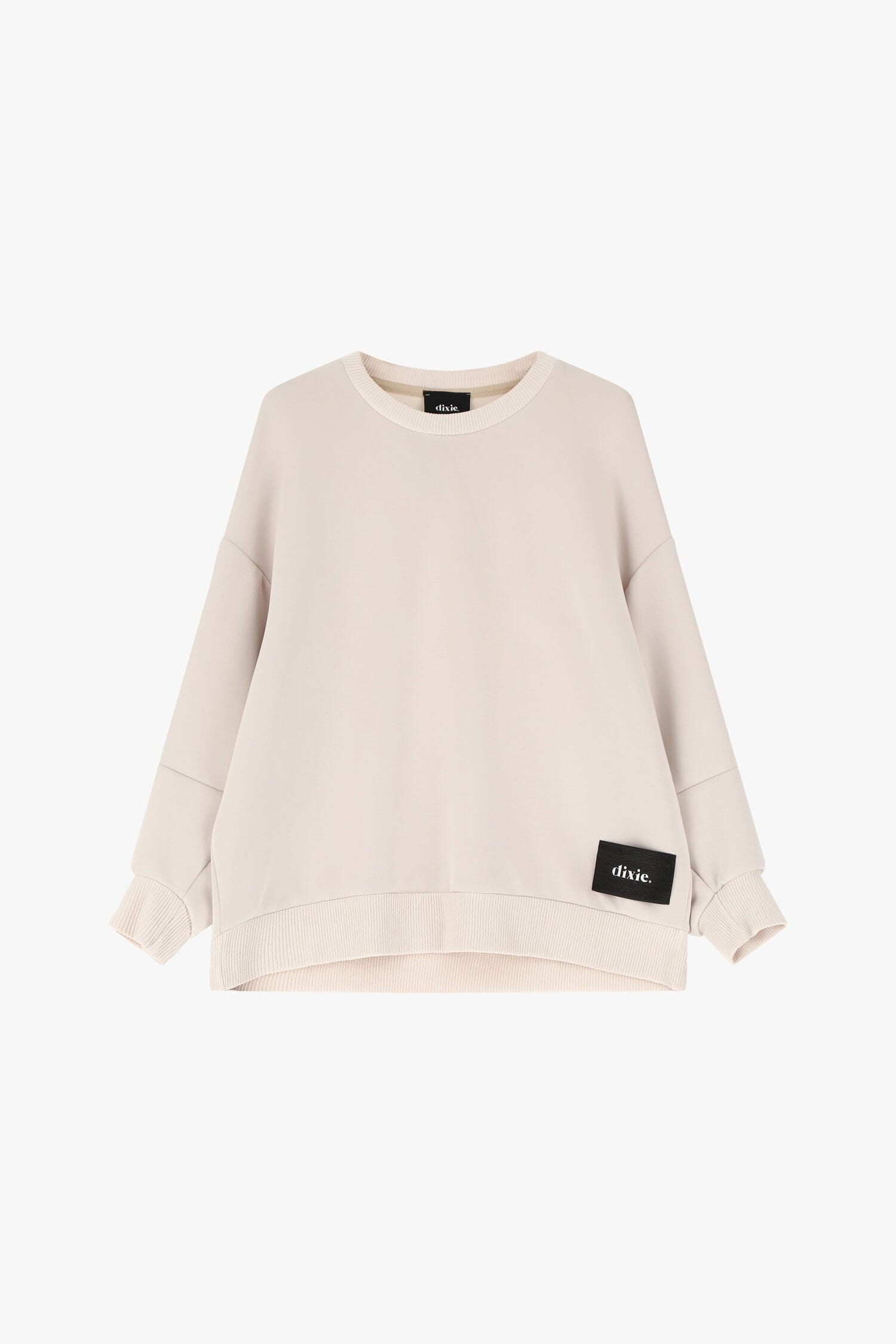 Sweatshirt à col ras du cou avec manches à nœuds et écusson Dixie