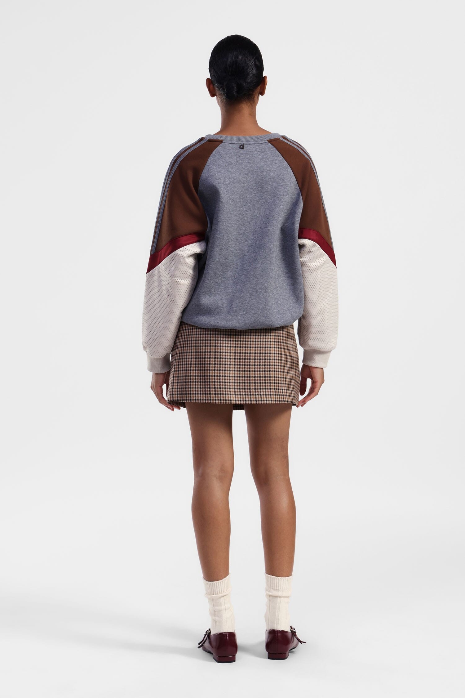 Gonna A Quadri Con Tasche Anteriori Dixie