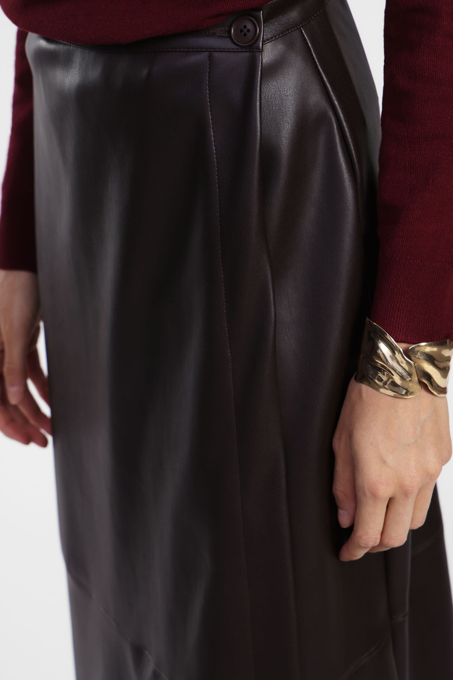 Gonna Lunga A Portafoglio In Similpelle Vita Alta Dixie