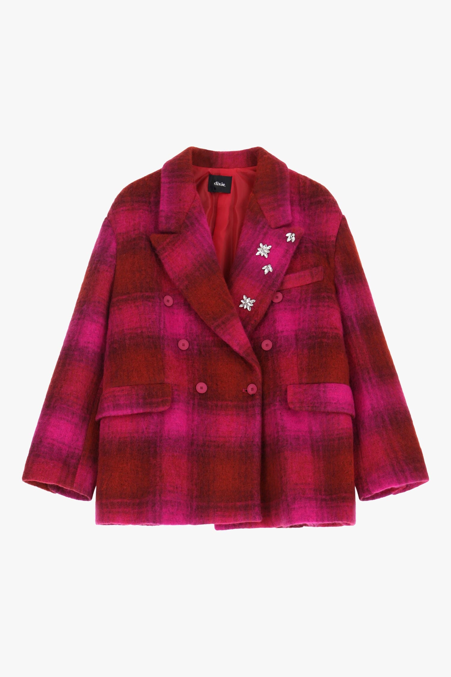 Dixie Double Breasted Printed Blazer