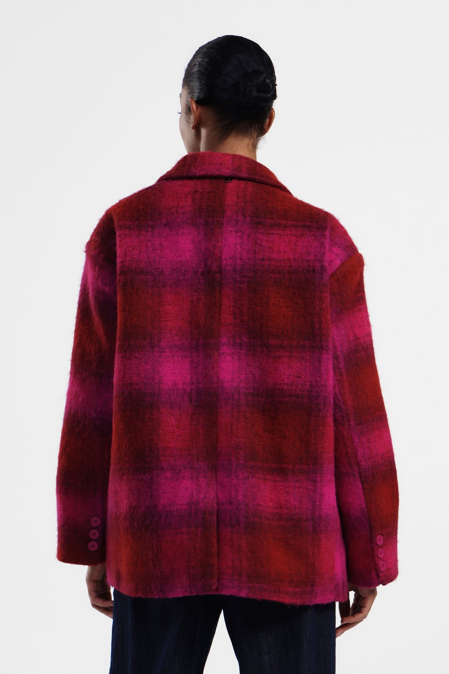 Dixie Double Breasted Printed Blazer