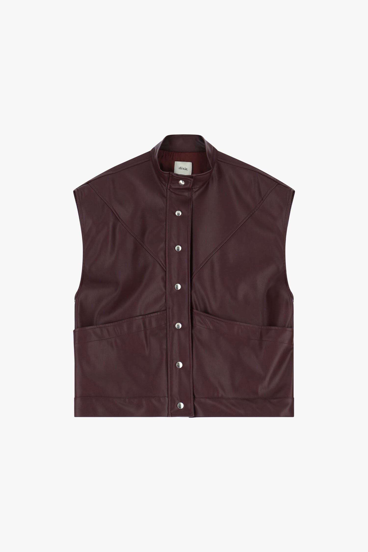 Gilet Senza Maniche Con Bottoni A Pressione Frontali Dixie