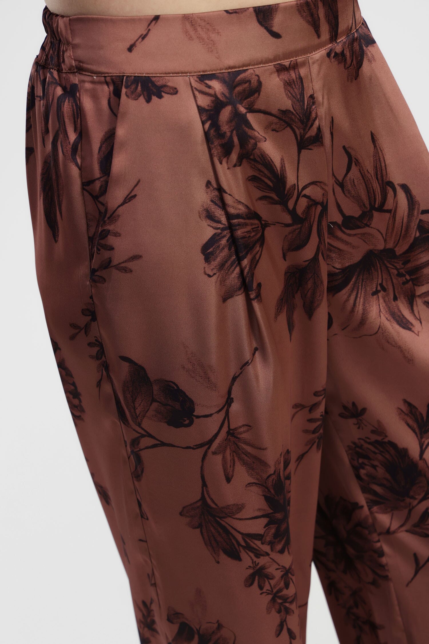 Floral Fantasy Palace Trousers High Waisted Dixie