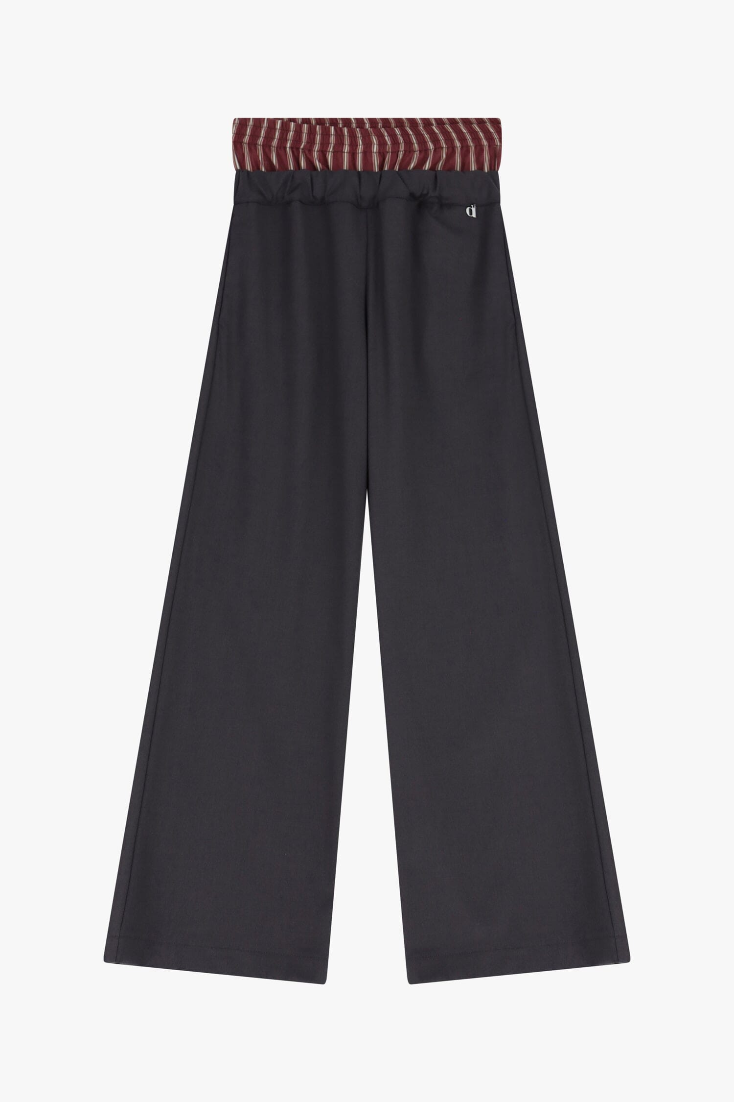 Pantalon taille haute avec bande élastique contrastée Dixie
