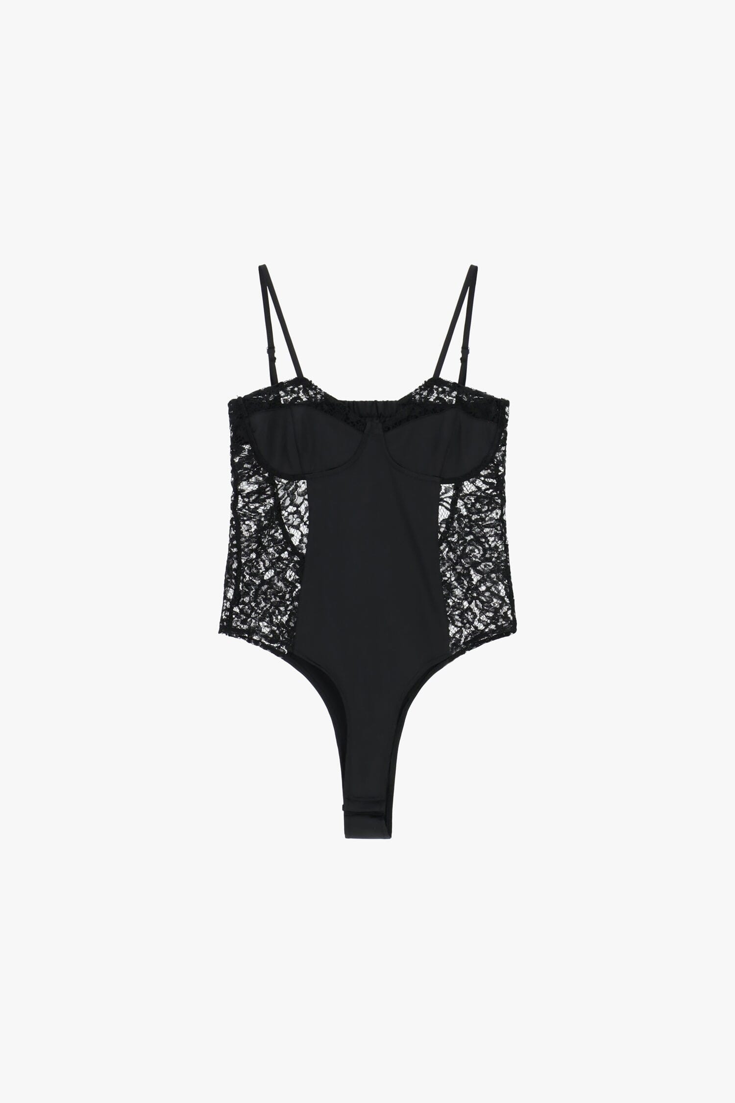Bodysuit Pizzo E Spalline Sottili Dixie