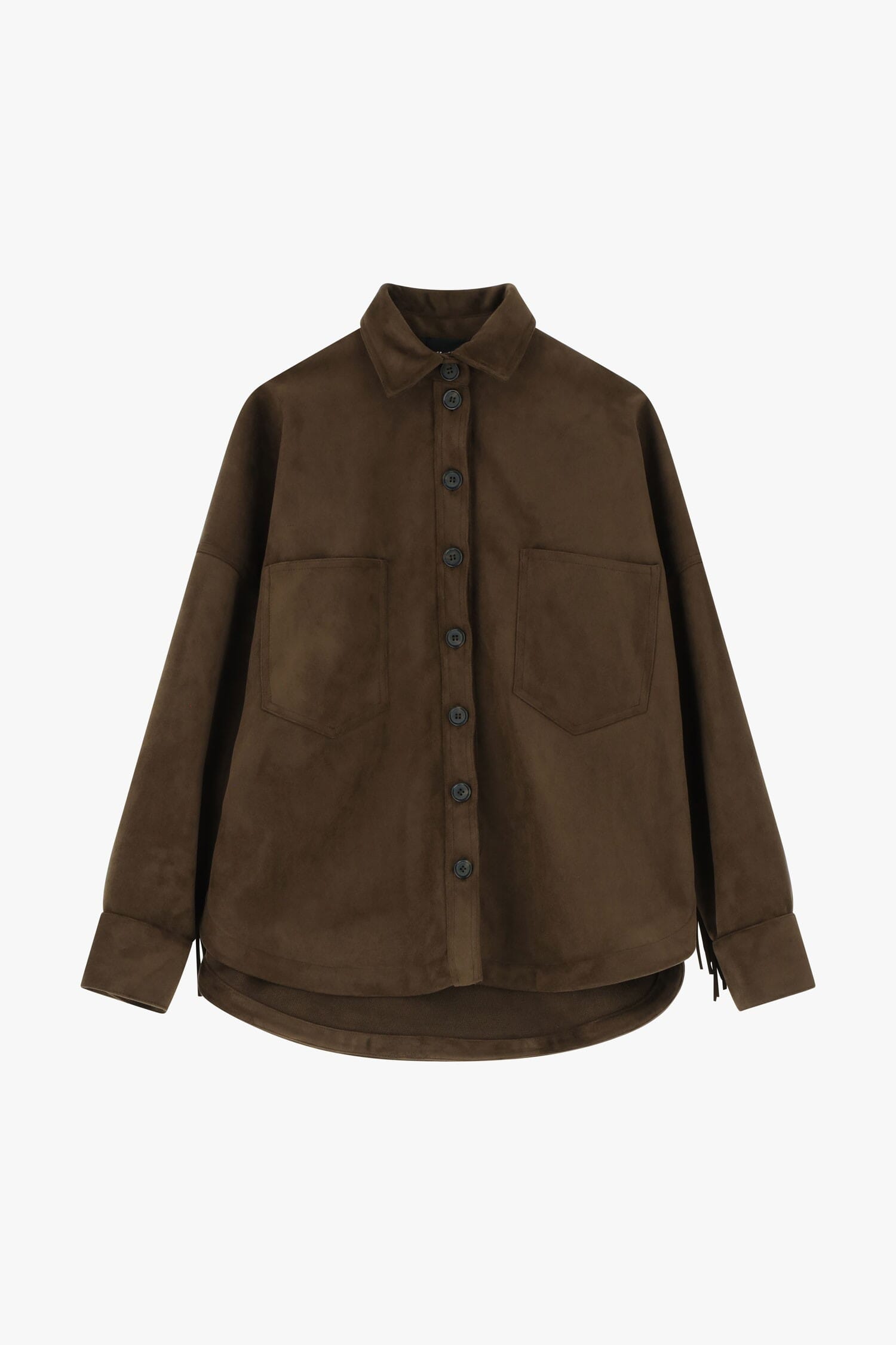 Blazer Dixie avec franges et fermeture à boutons