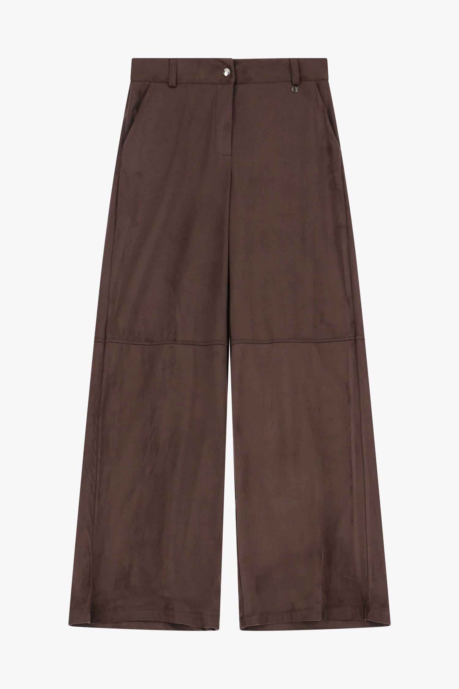 Pantaloni Palazzo A Vita Alta Con Cucitura A Contrasto Dixie