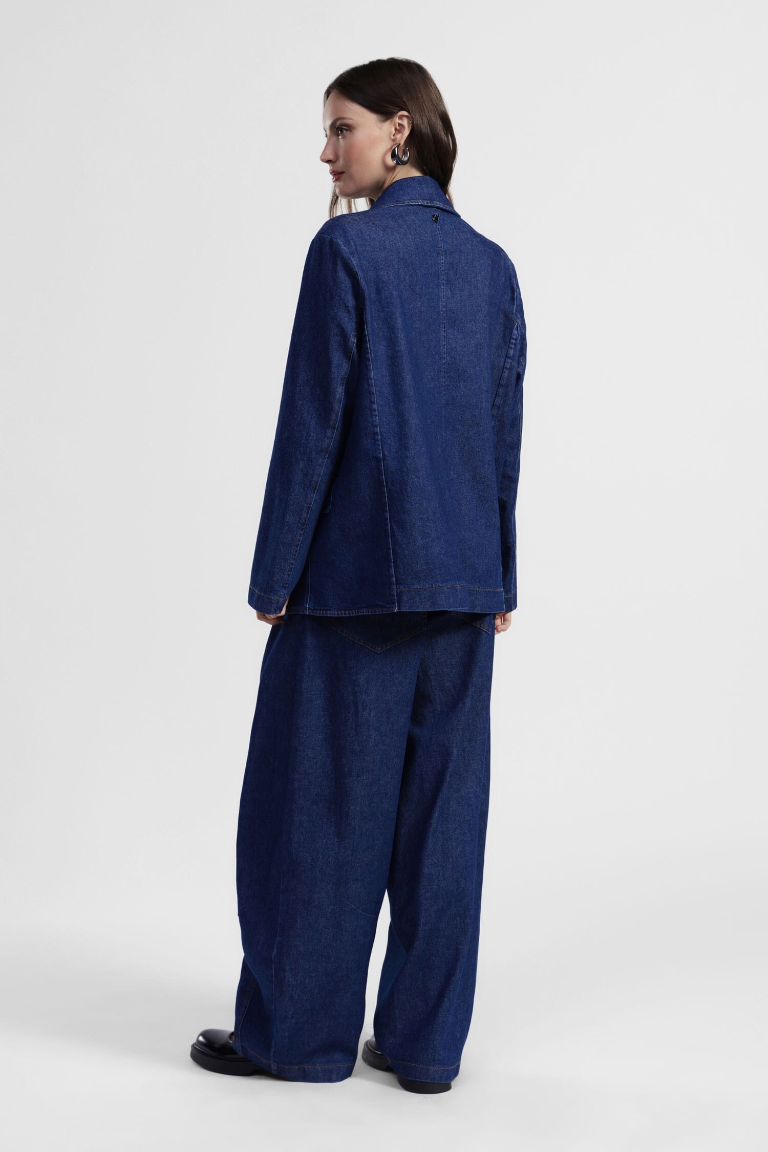 Wide Palace Trousers With High Waist And Drawstring Dixie