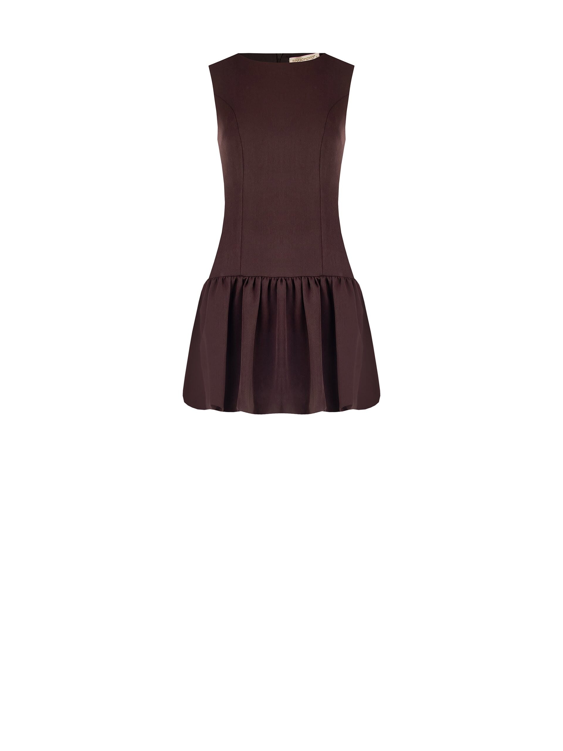 Abito Corto In Punto Milano Con Balza A Palloncino Rinascimento