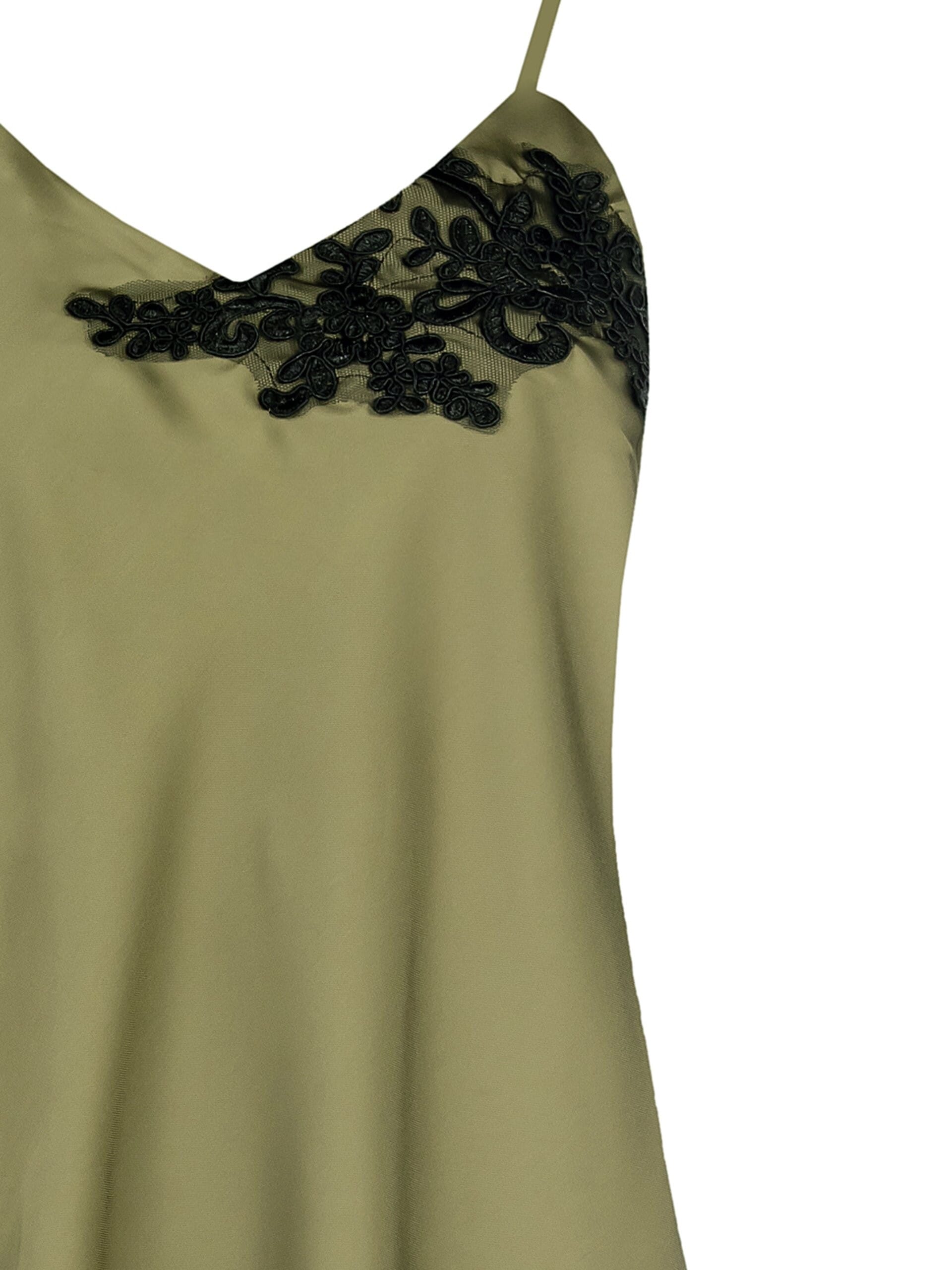 Top Sfiancato In Raso Con Dettagli In Pizzo Rinascimento