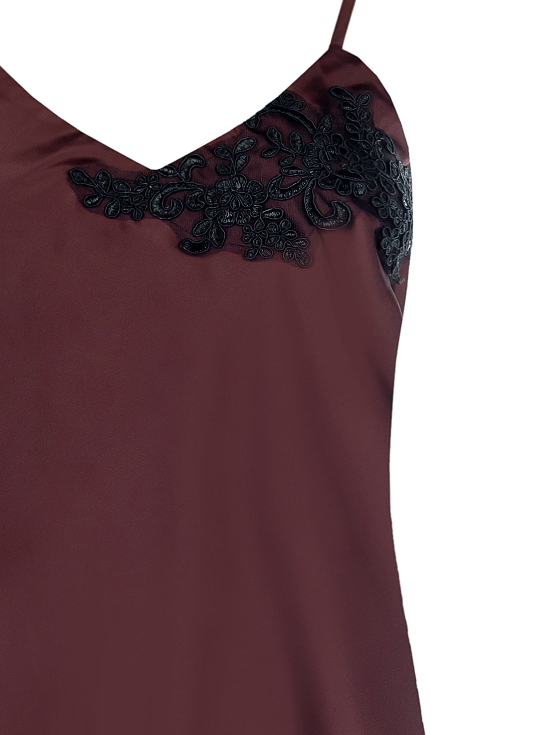 Top Sfiancato In Raso Con Dettagli In Pizzo Rinascimento