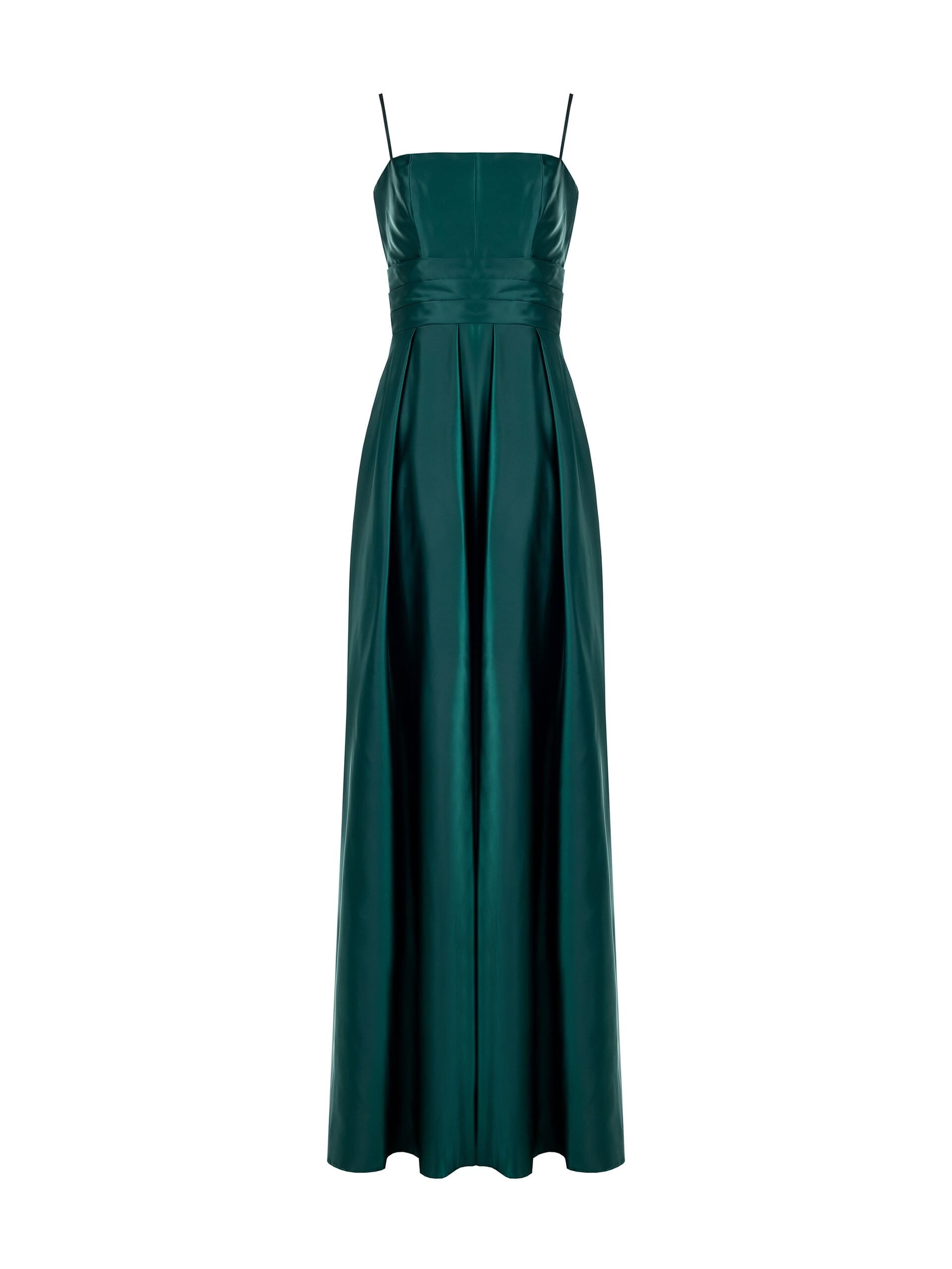 Rinascimento Satin Roue Bustier Robe longue