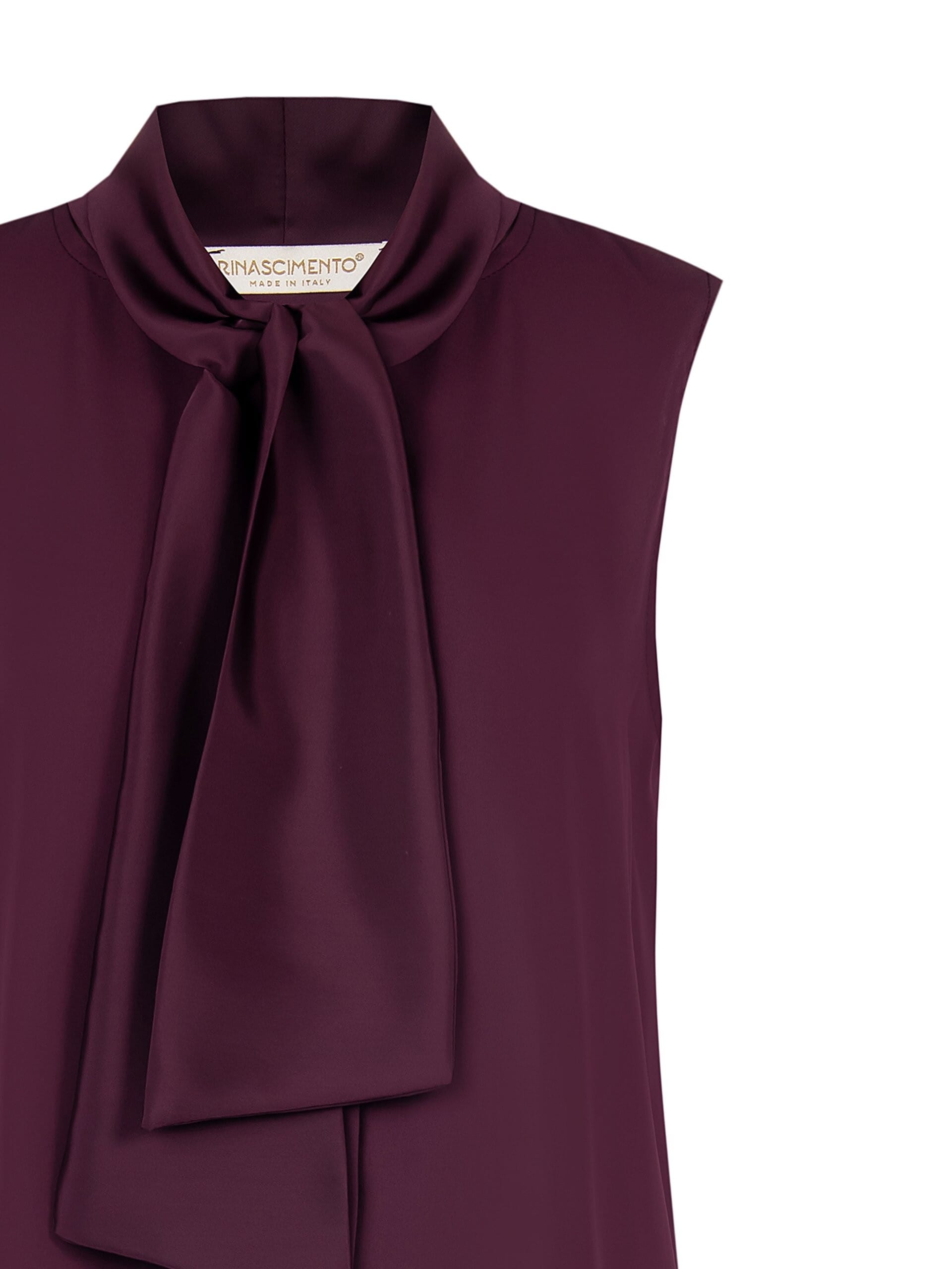 Top Ampio In Georgette Con Sciarpina Rinascimento