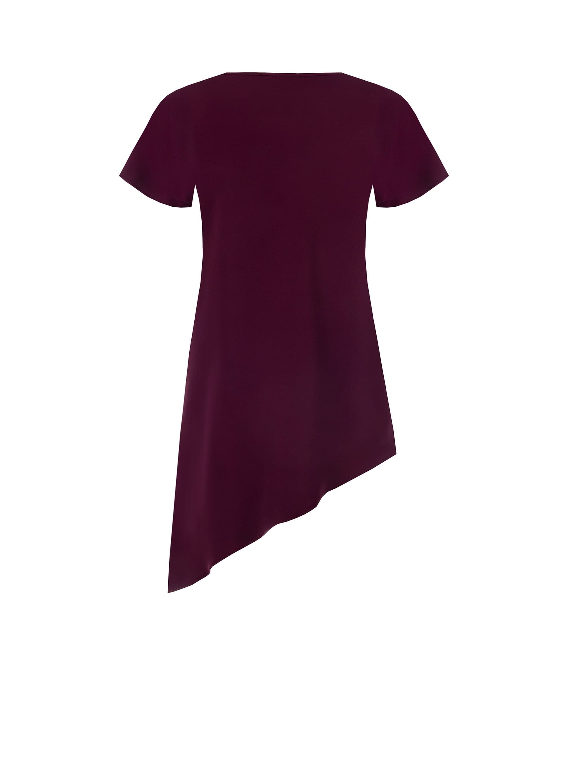 Blusa Ampia Asimmetrica In Tessuto Fluido Con Paillettes Rinascimento