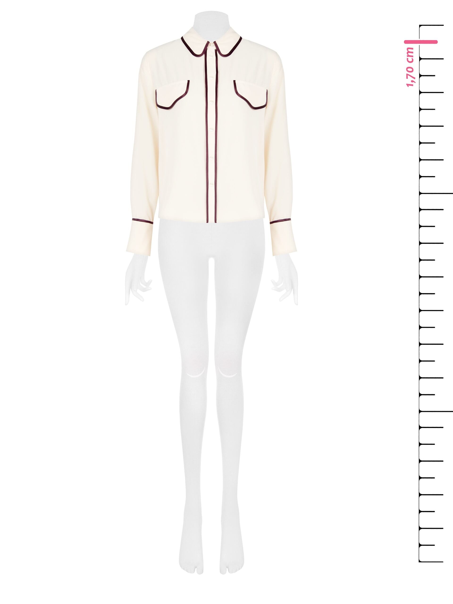 Camicia Ampia In Raso Con Dettagli A Contrasto Rinascimento