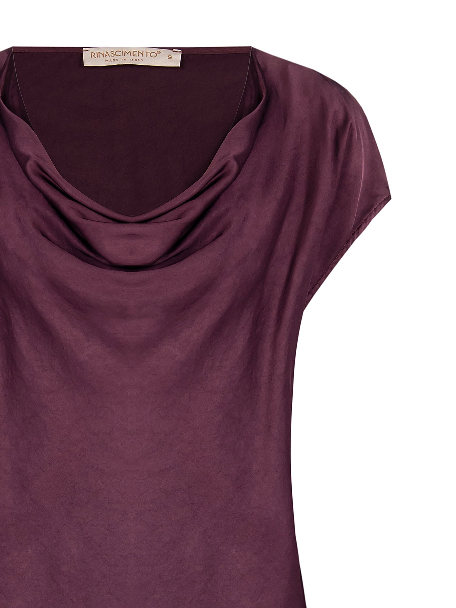 Blouse fluide en satin large Rinascimento