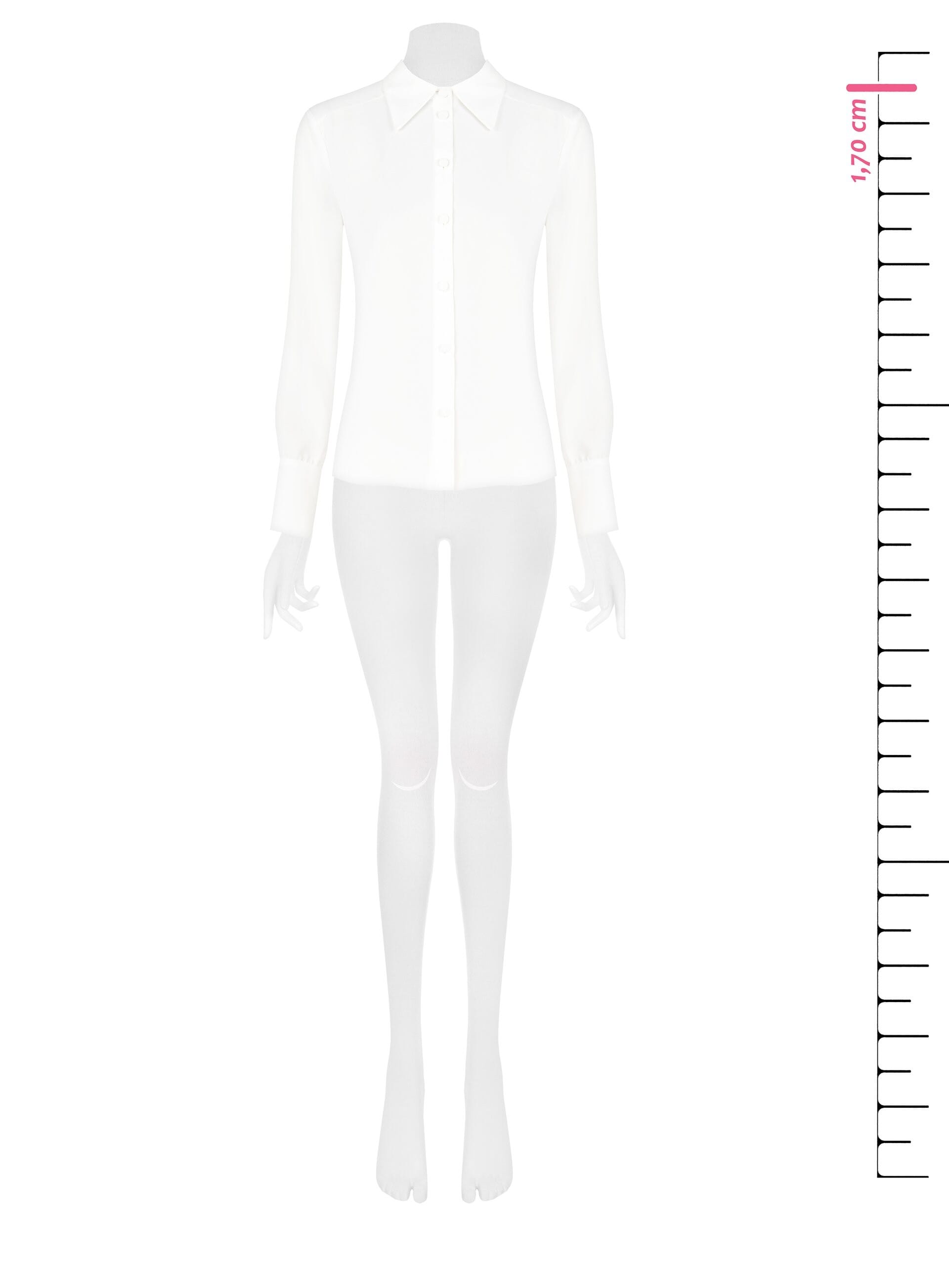 Fluid Satin Shirt With Coordinated Buttons Rinascimento