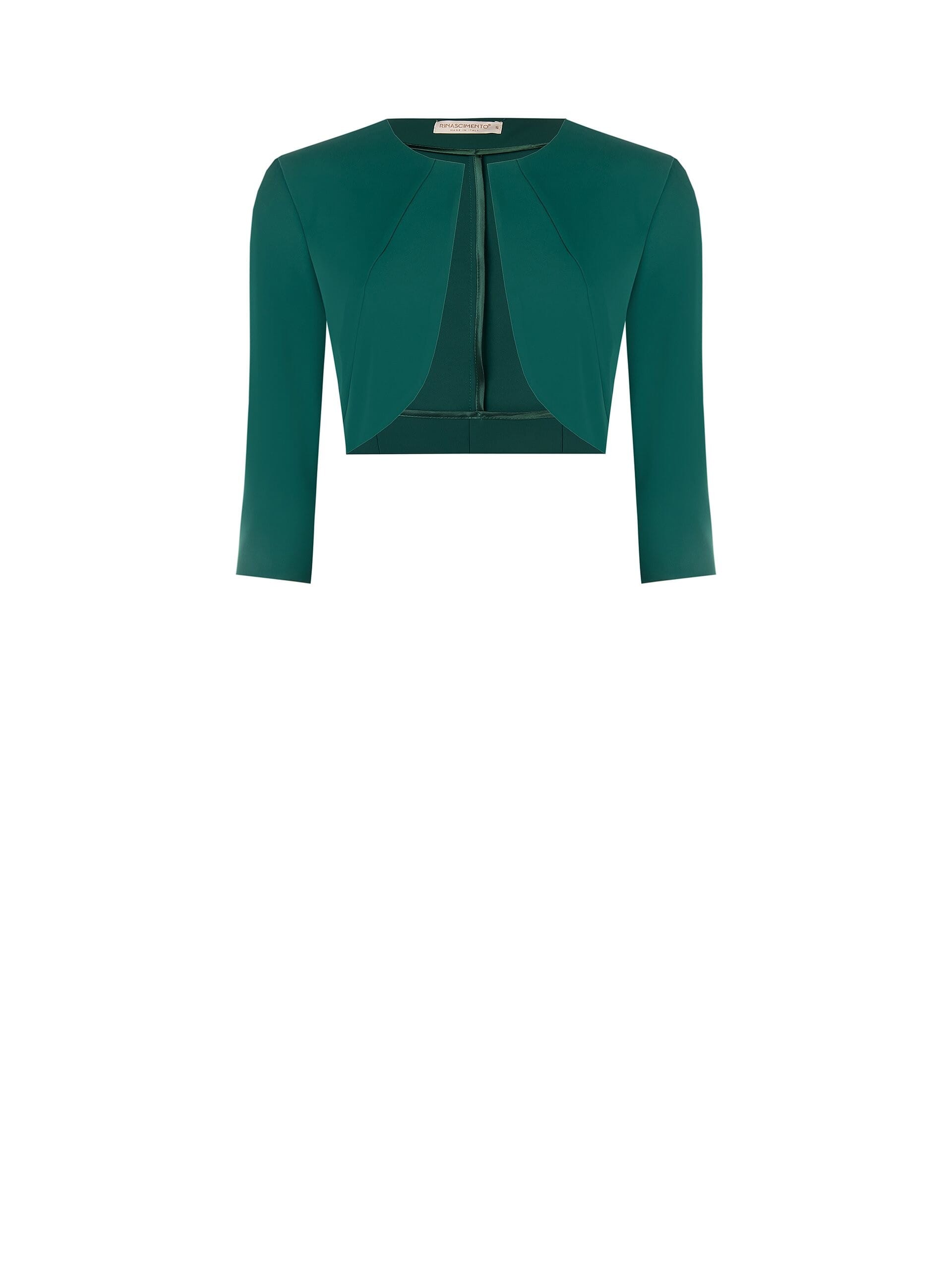 Rinascimento Fluid Fabric Open Shrug Bolero