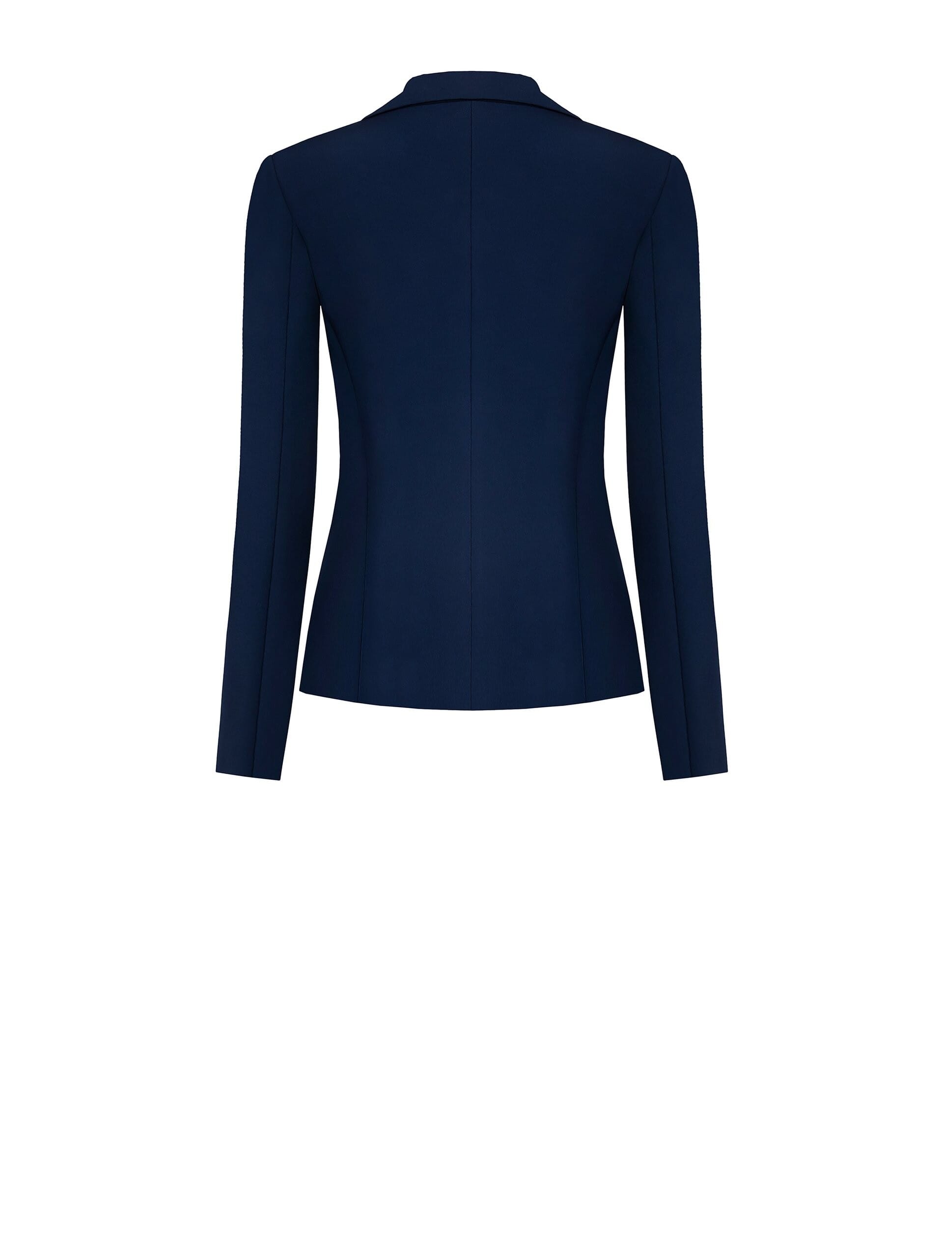 Giacca Blazer Sfiancata A 1 Bottone In Tessuto Tecnico Rinascimento