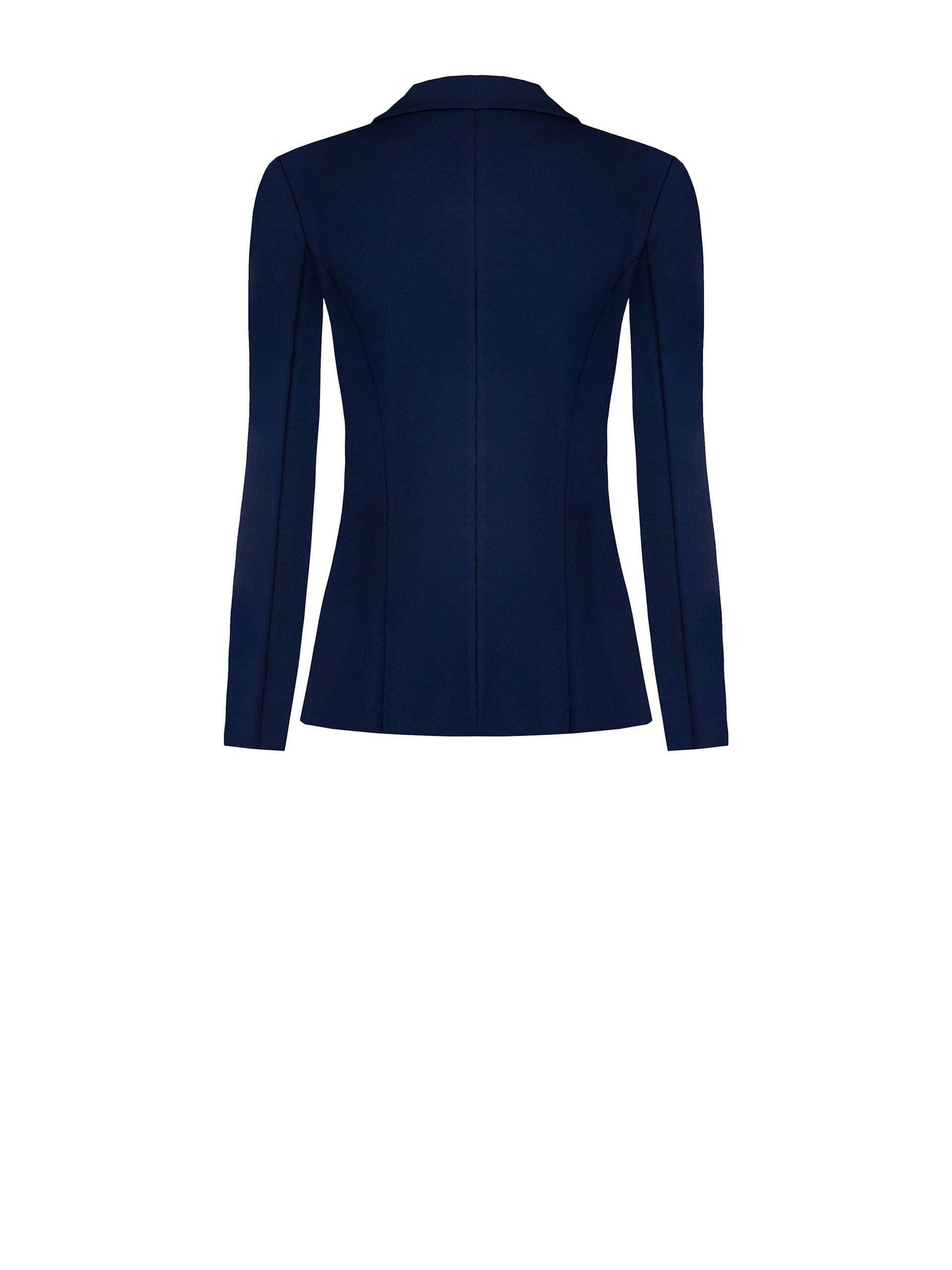 Giacca Blazer Sfiancata In Scuba Crepe Rinascimento