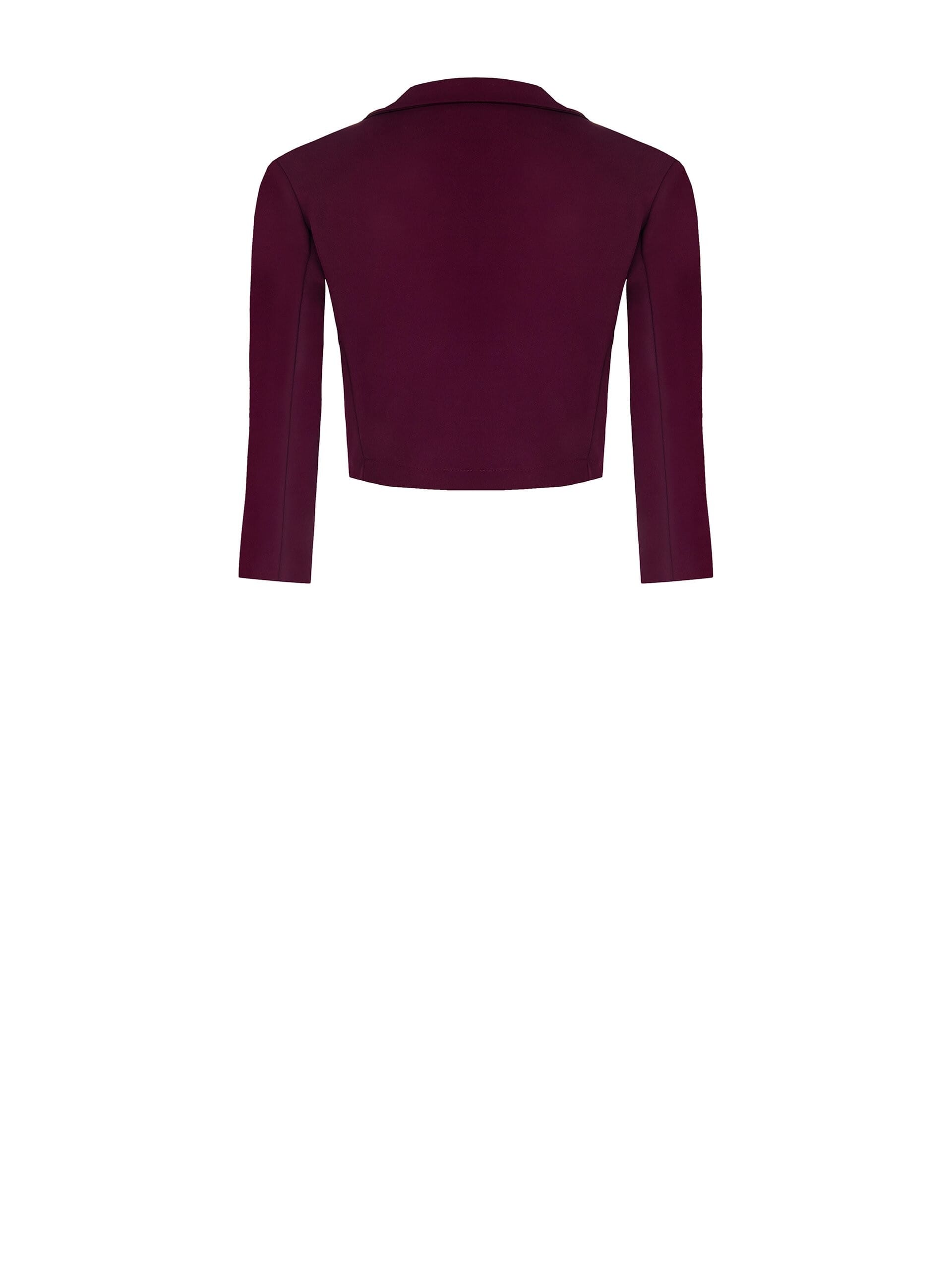 Boléro ouvert en crêpe de scuba avec bretelles Rinascimento