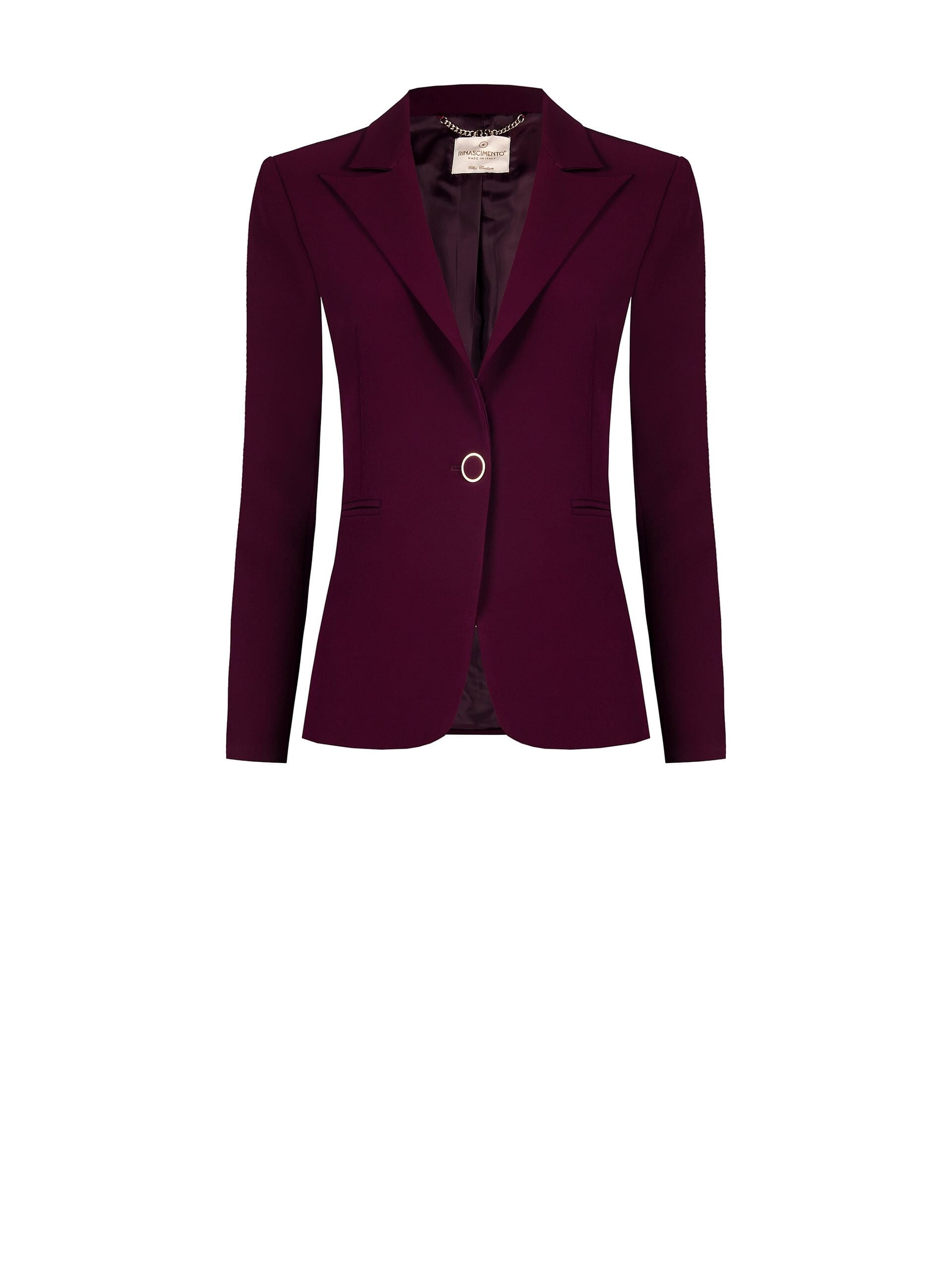 Giacca Blazer Sfiancata In Tessuto Tecnico Rinascimento