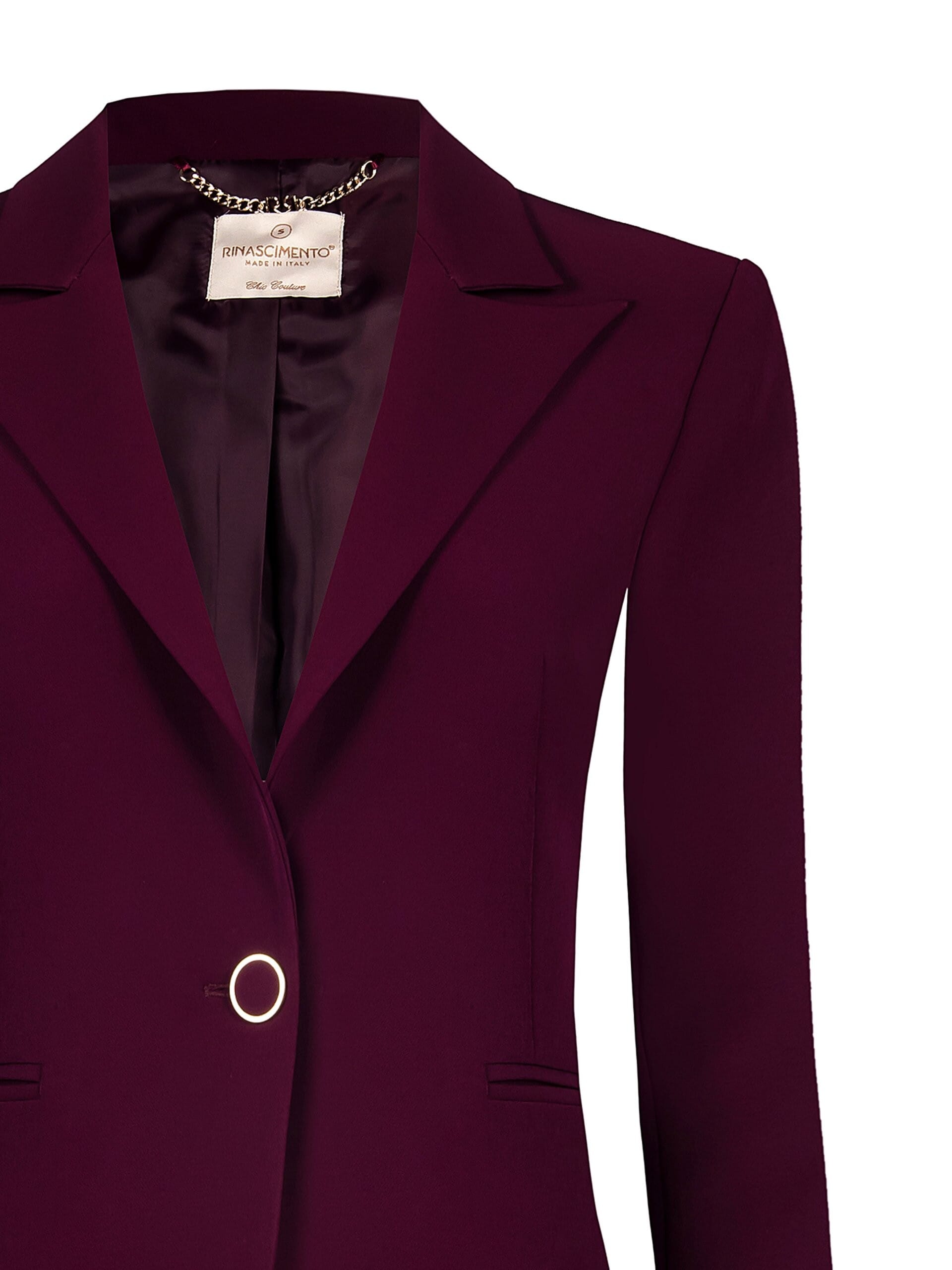 Giacca Blazer Sfiancata In Tessuto Tecnico Rinascimento