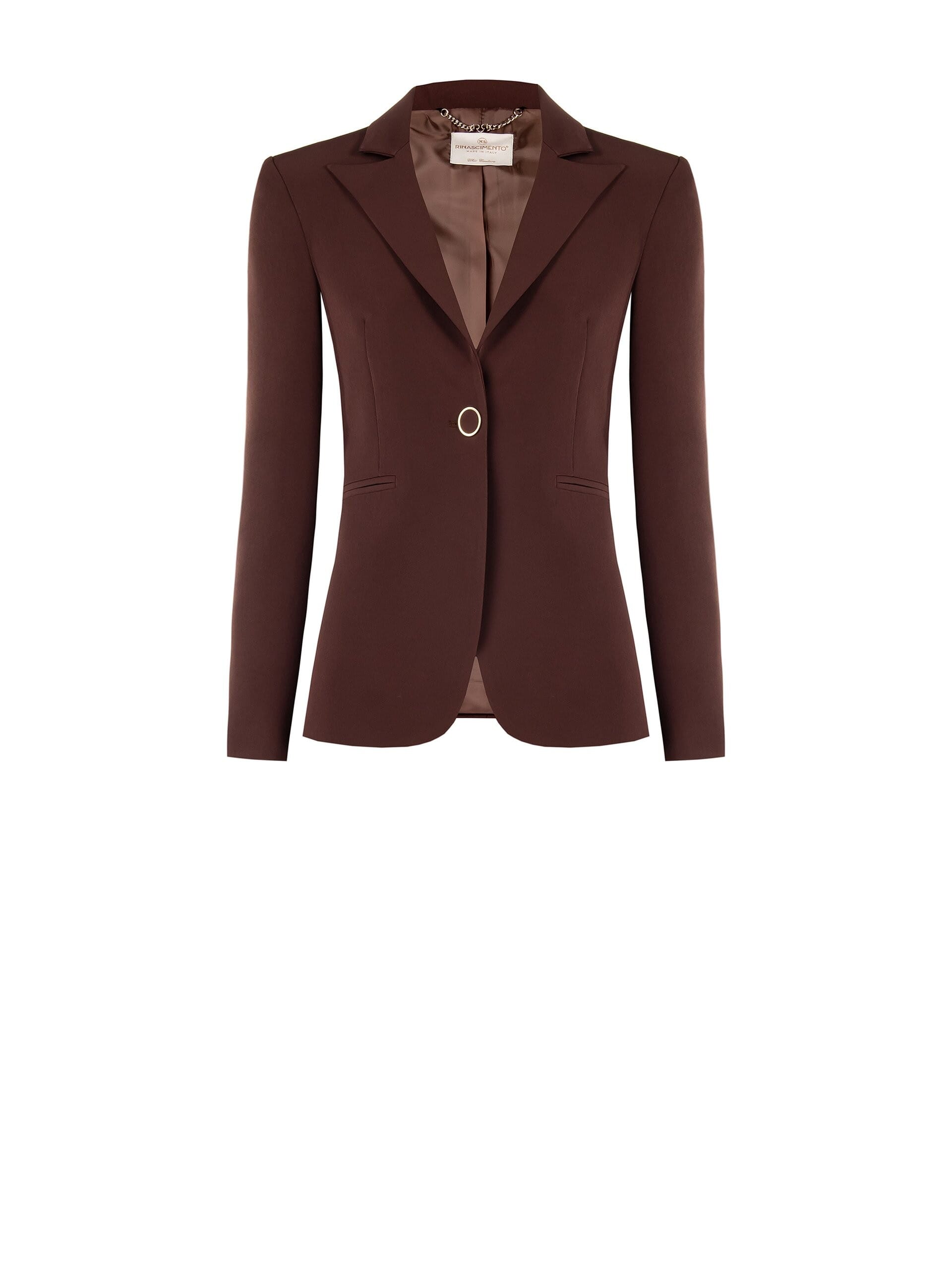 Giacca Blazer Sfiancata In Tessuto Tecnico Rinascimento