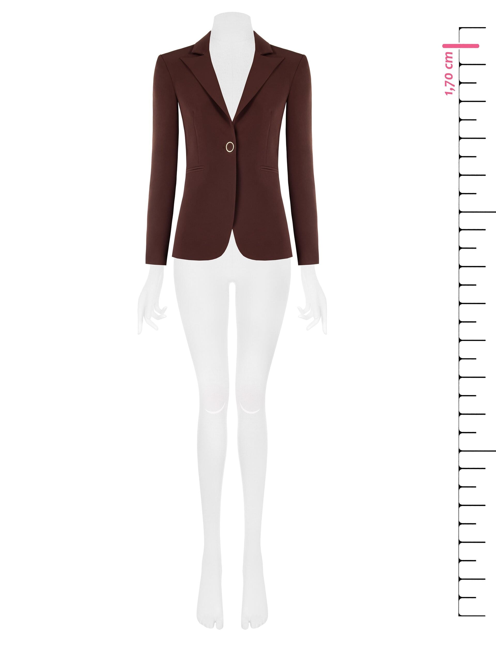 Giacca Blazer Sfiancata In Tessuto Tecnico Rinascimento