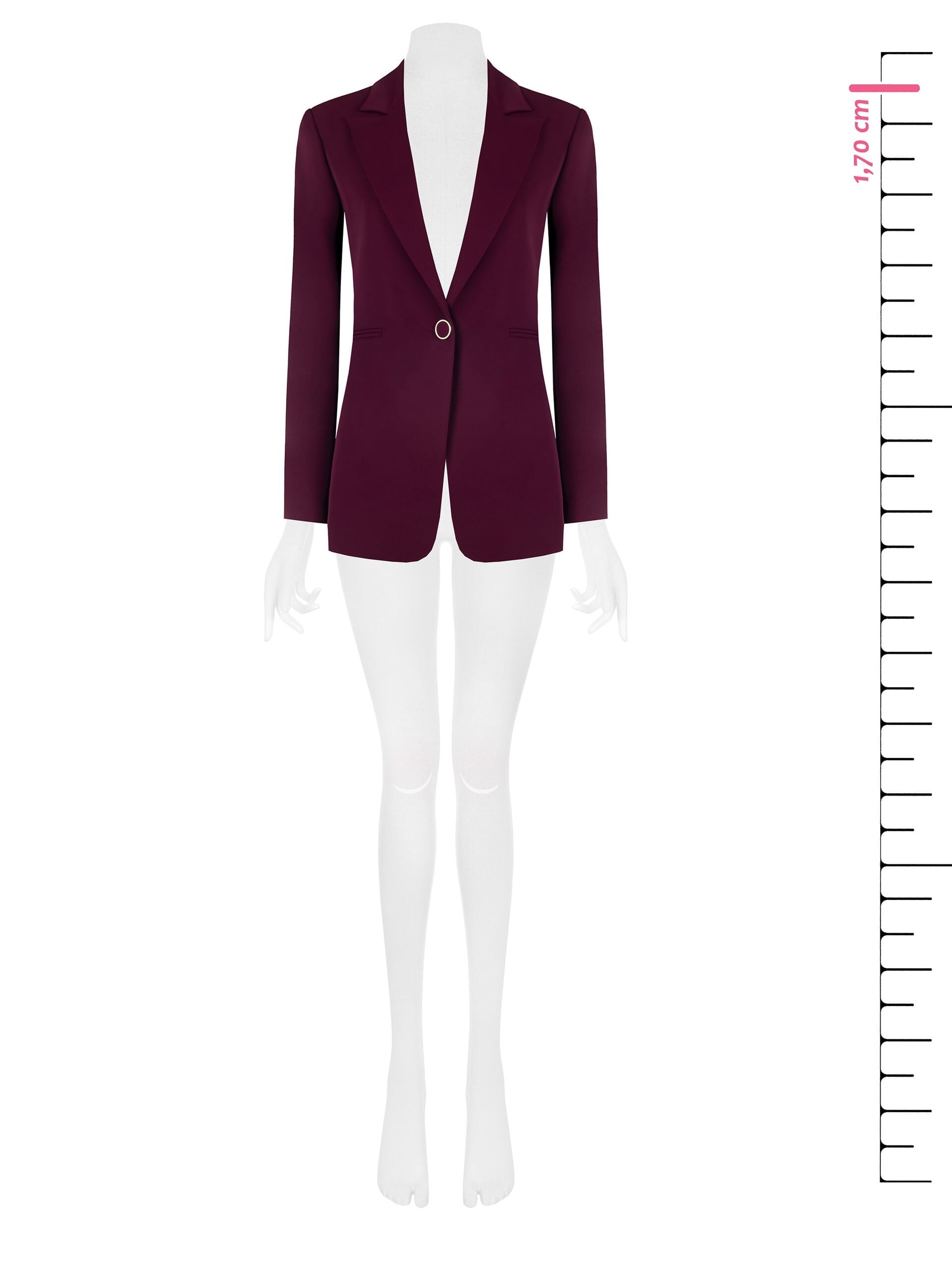 Giacca Blazer Sfiancata Ampia In Tessuto Tecnico Rinascimento