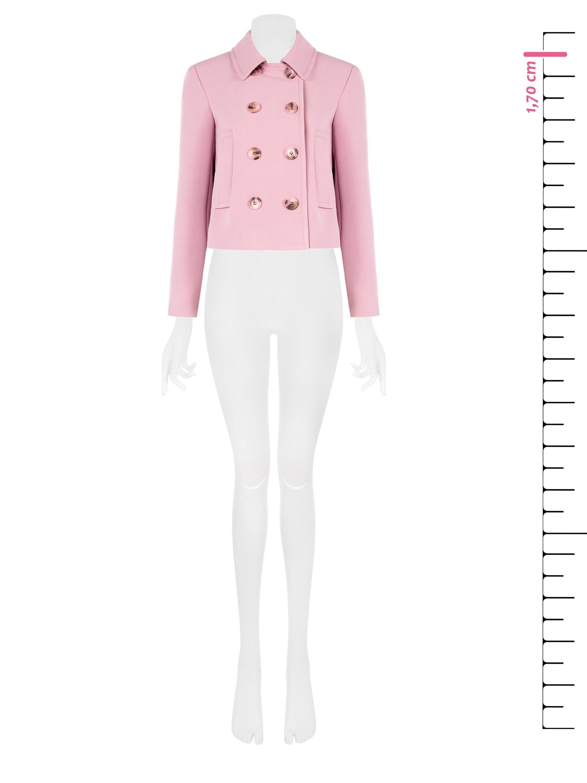 Manteau court avec poches et épaulettes Rinascimento