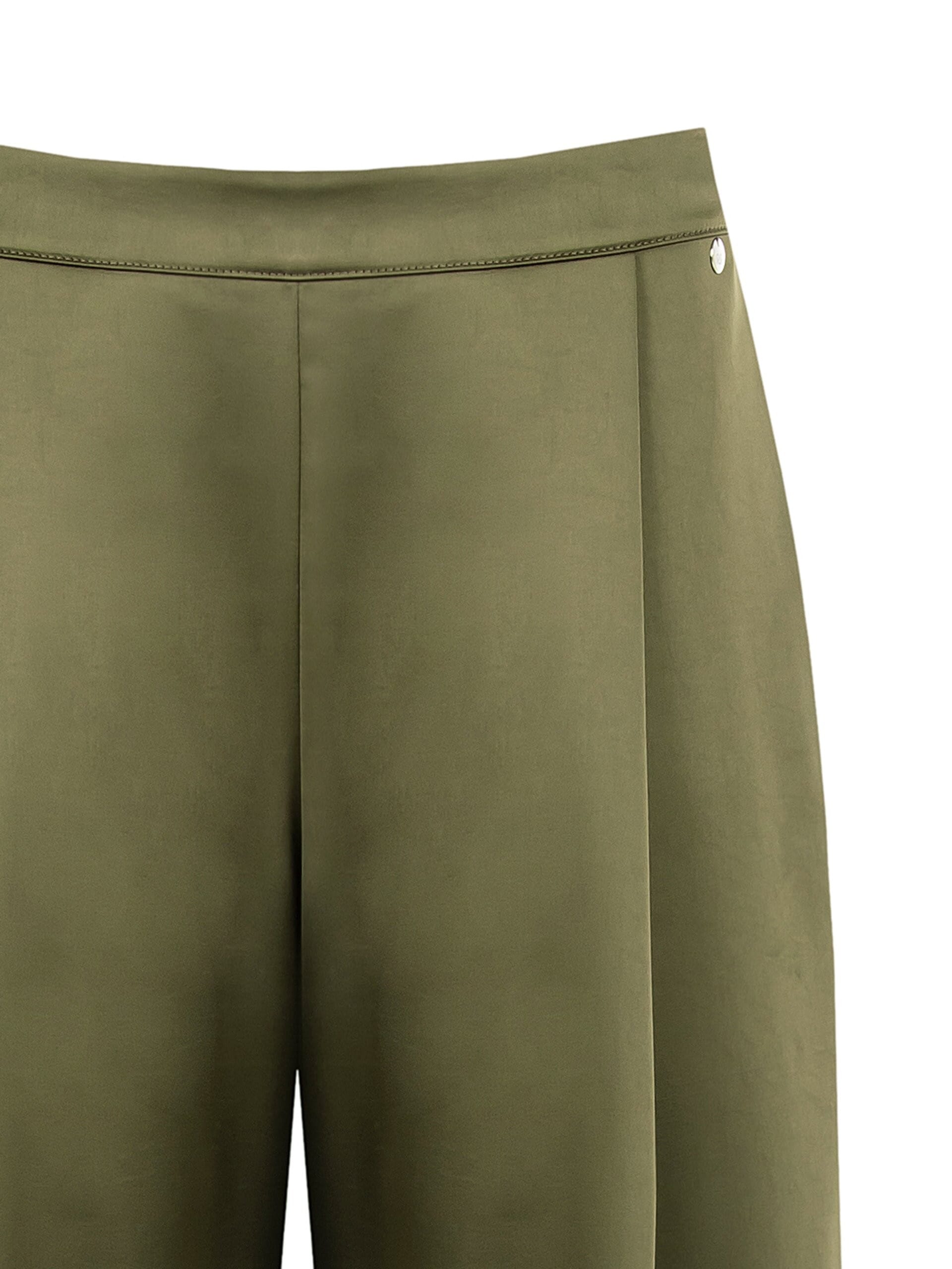 Palazzo Trousers With Pleats And Elastic Back Rinascimento