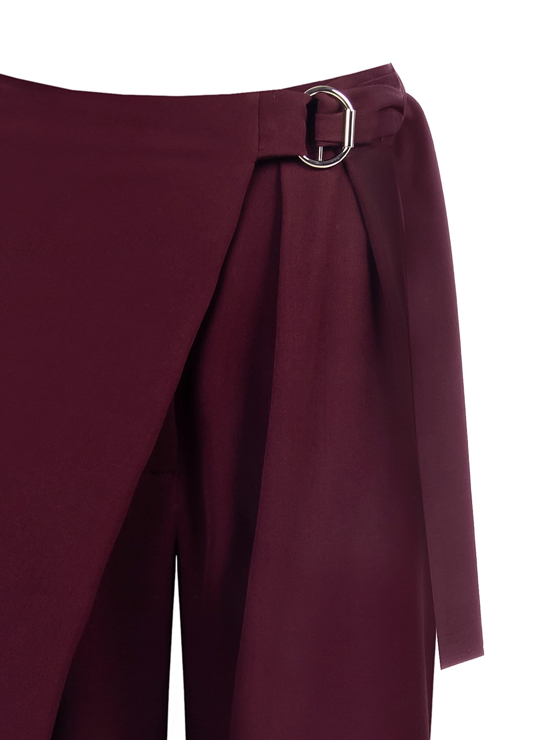 Pantalon baggy avec empiècement asymétrique Rinascimento