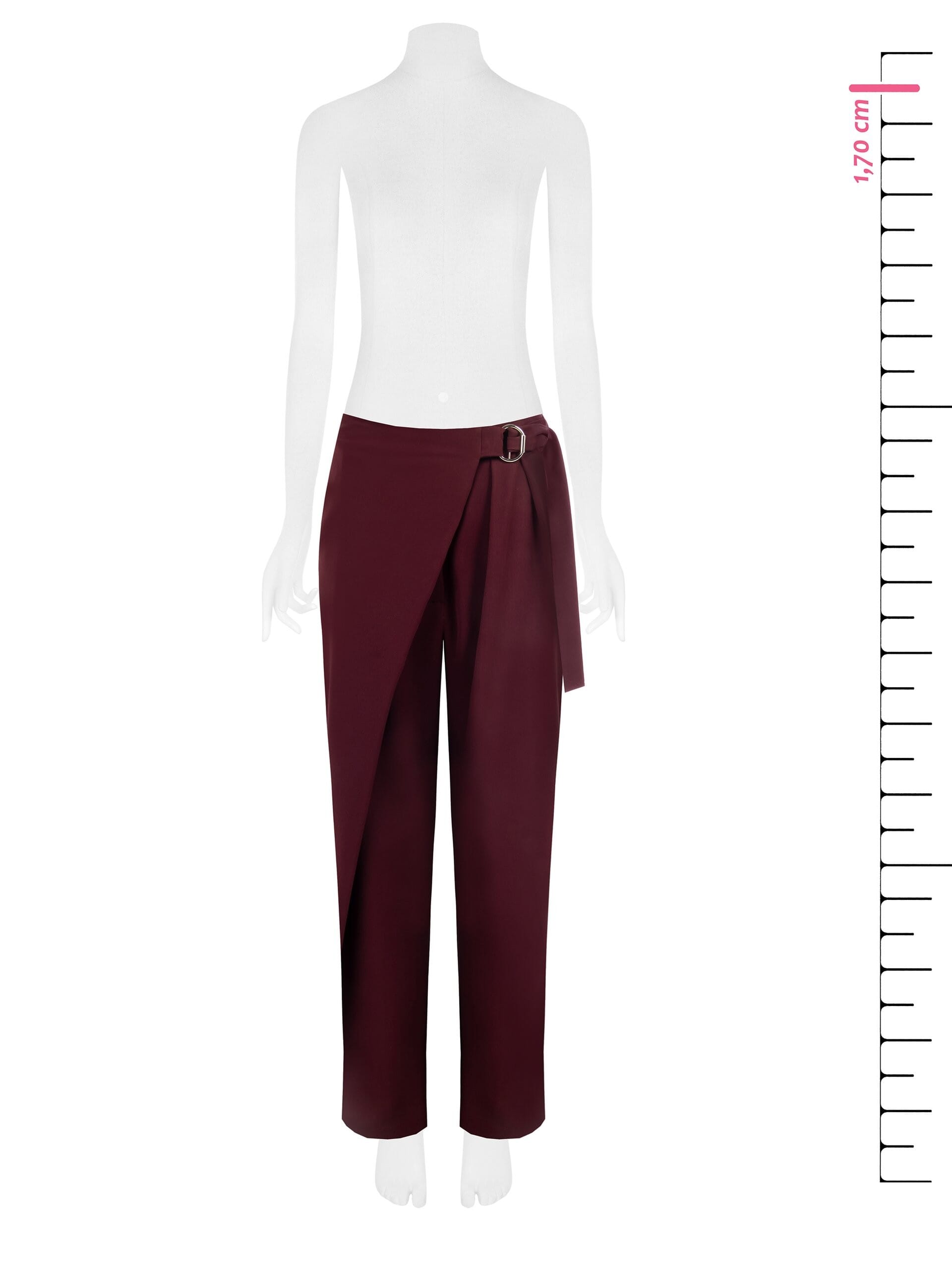 Pantalon baggy avec empiècement asymétrique Rinascimento