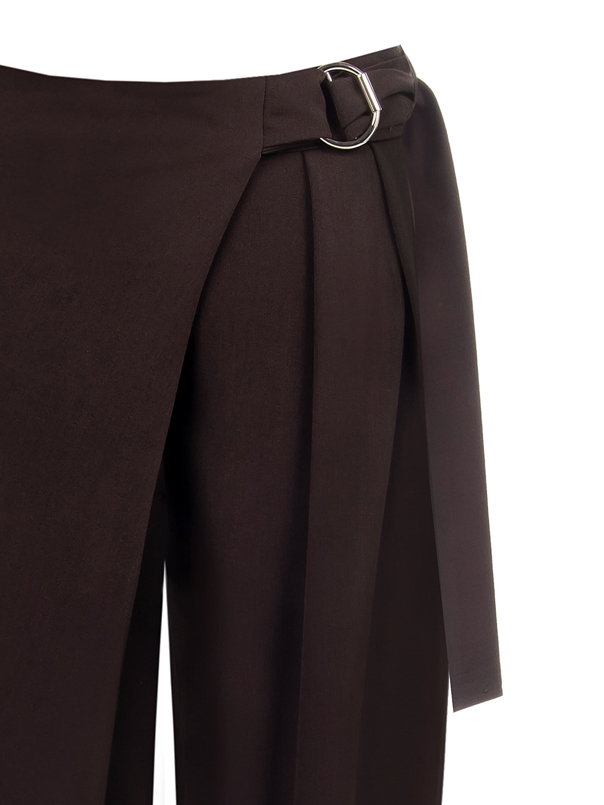 Pantalon baggy avec empiècement asymétrique Rinascimento