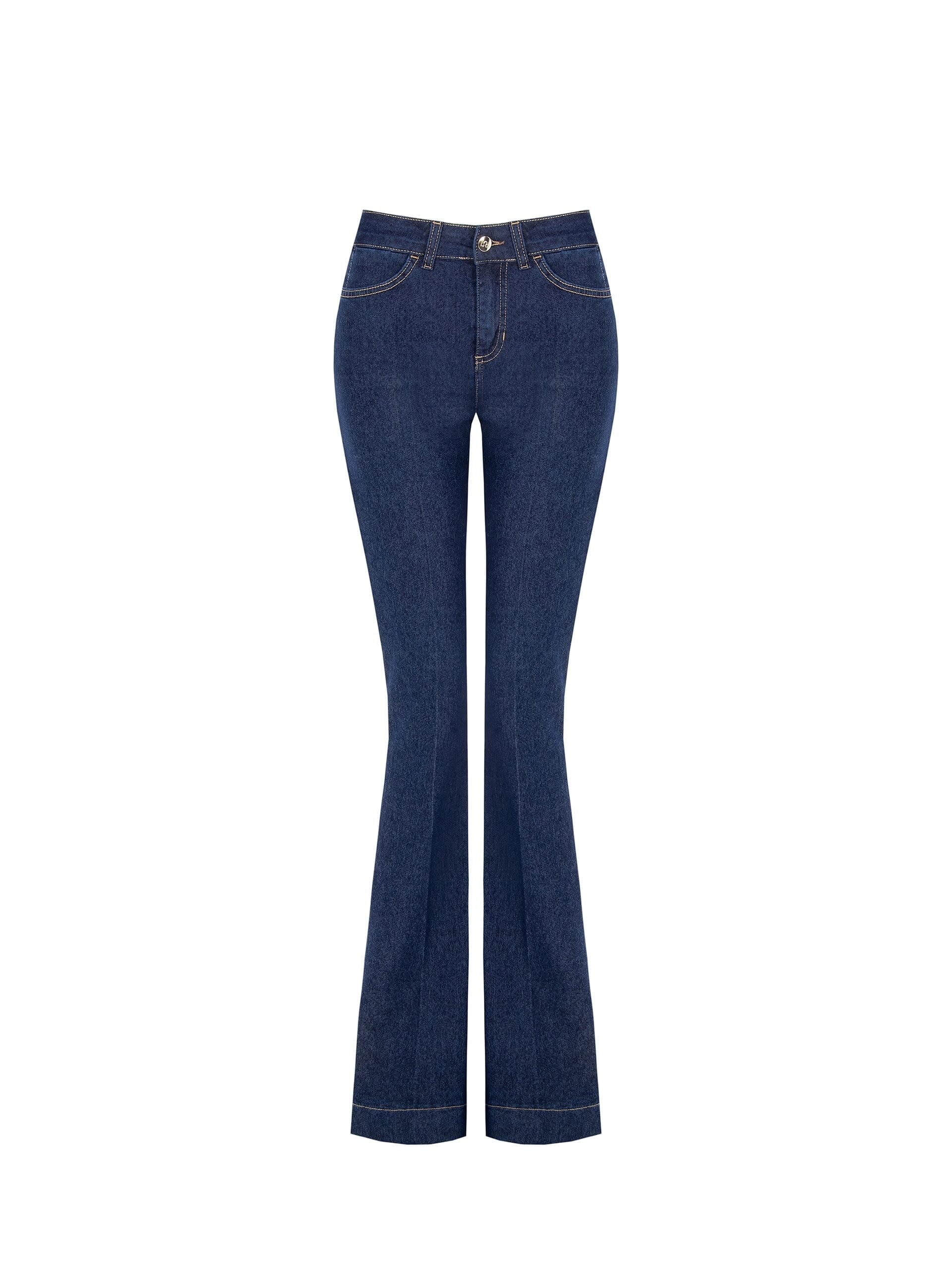 Rinascimento Stretch Wide Leg Jeans