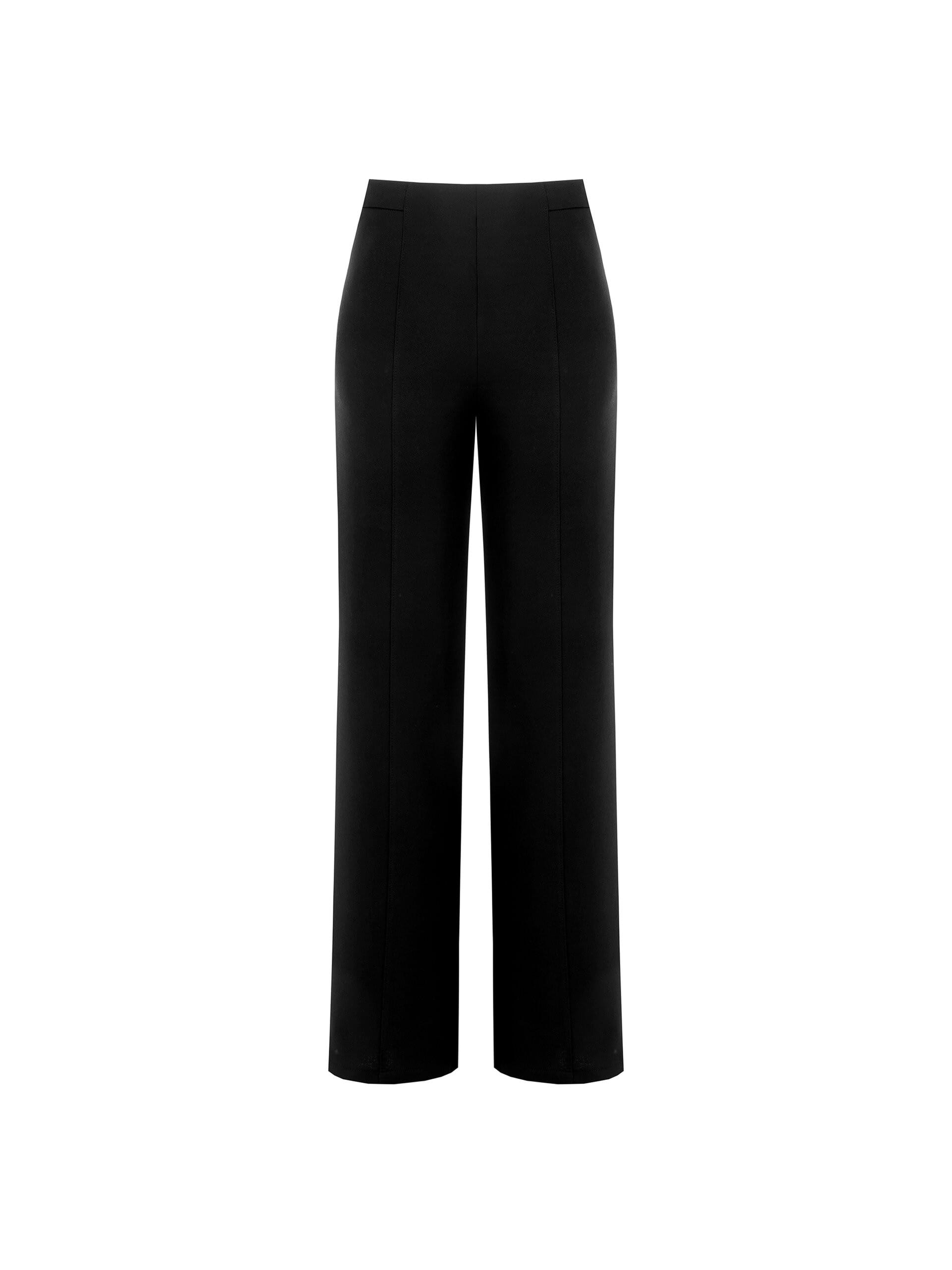 Pantaloni Palazzo In Scuba Crepe Rinascimento