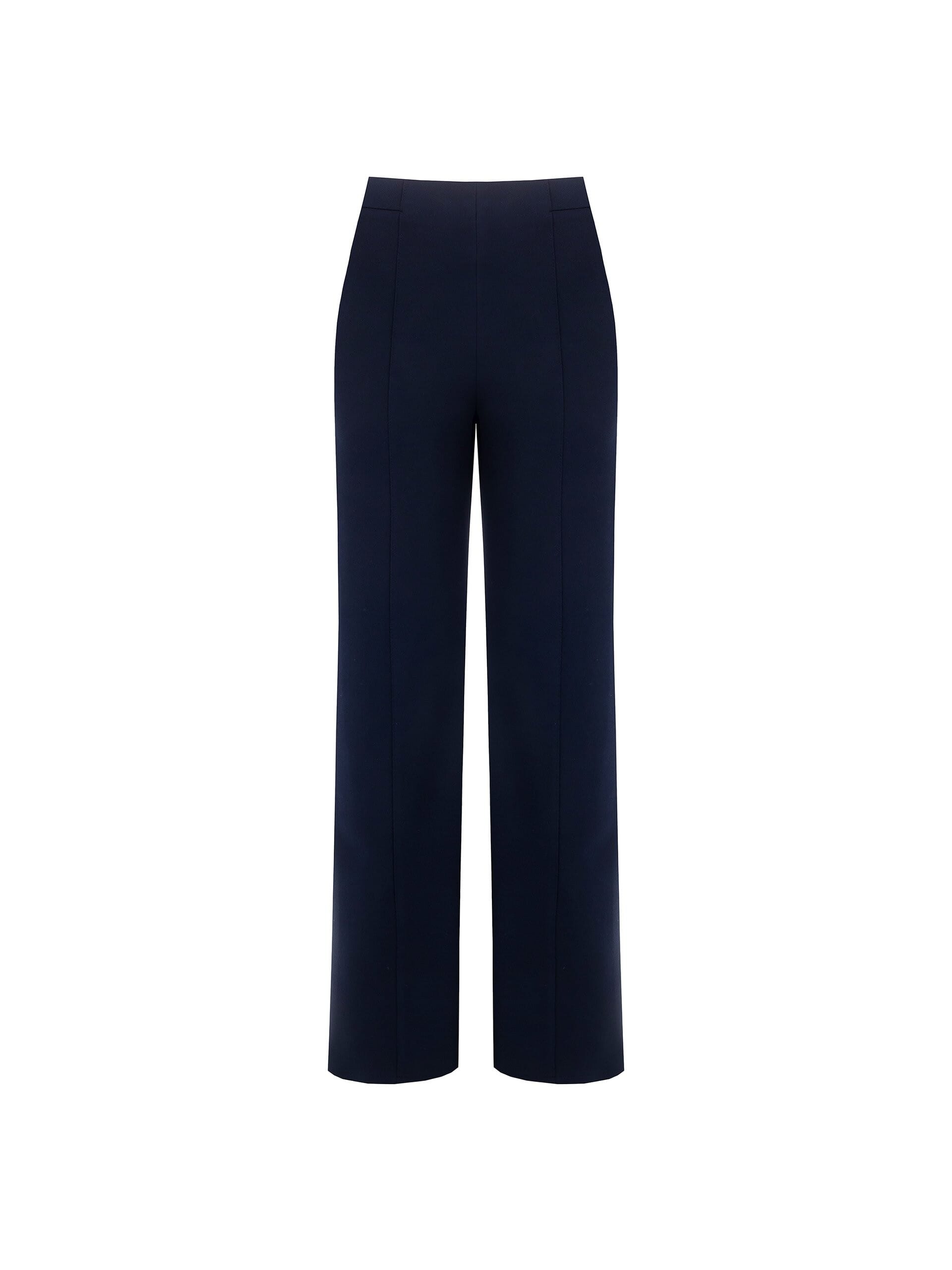 Pantaloni Palazzo In Scuba Crepe Rinascimento