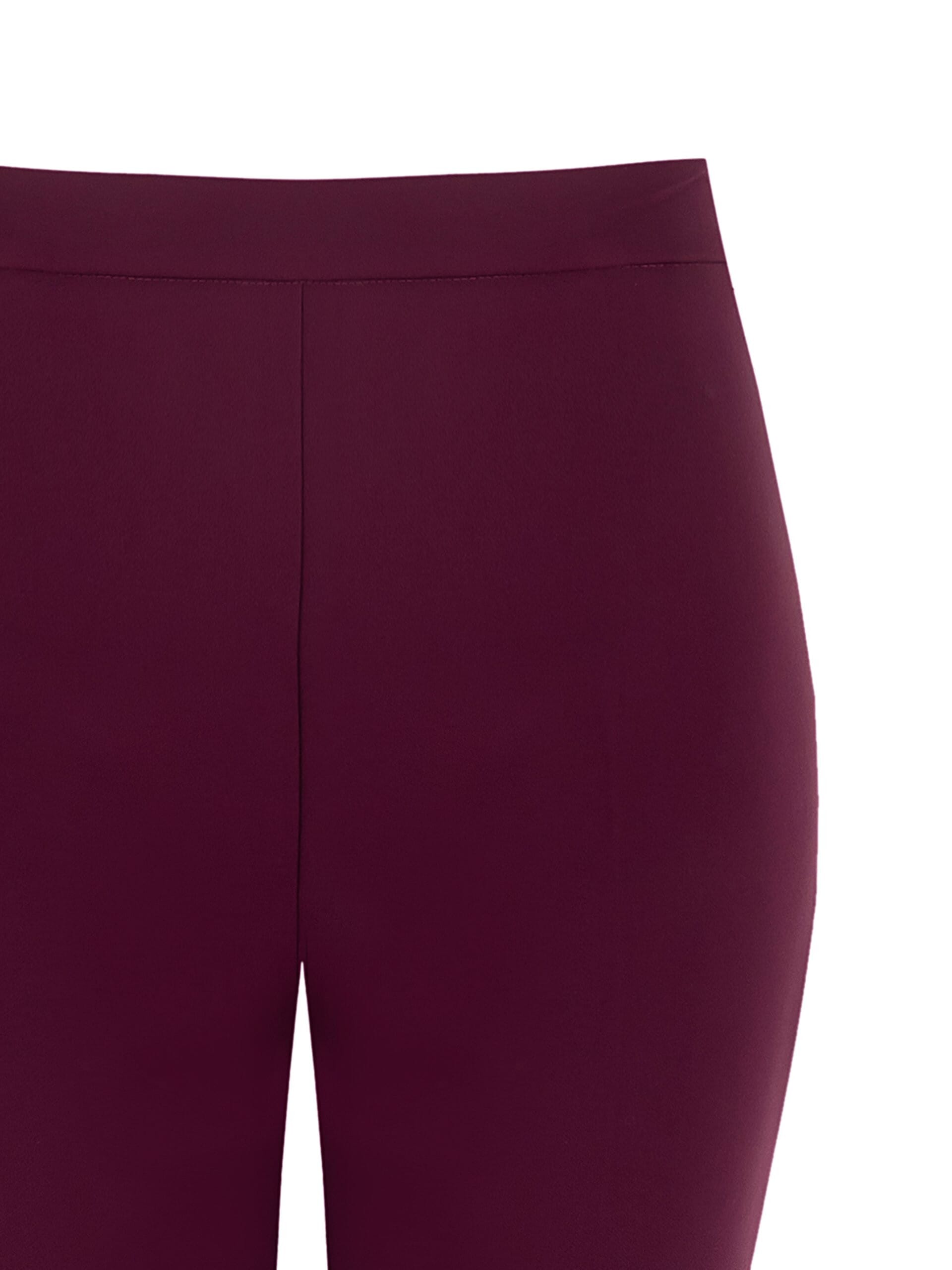 Pantaloni A Zampa In Tessuto Tecnico Con Zip Laterale Rinascimento