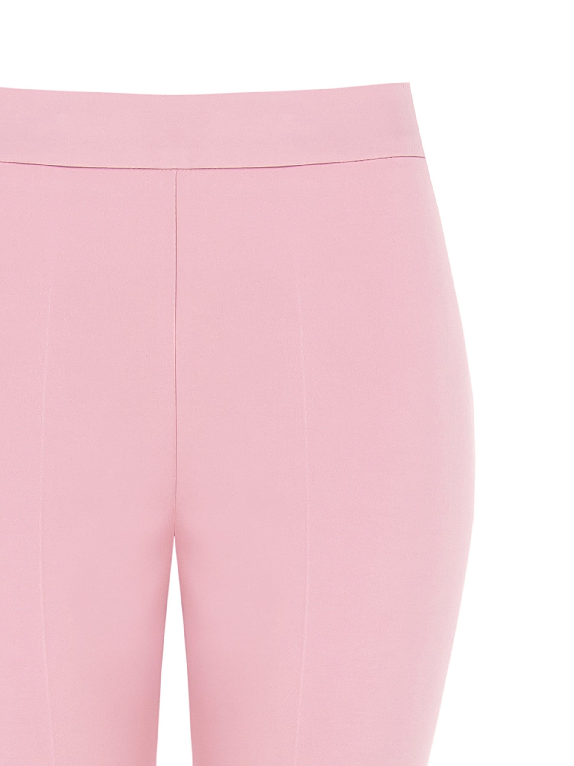 Pantaloni A Zampa In Tessuto Tecnico Con Zip Laterale Rinascimento