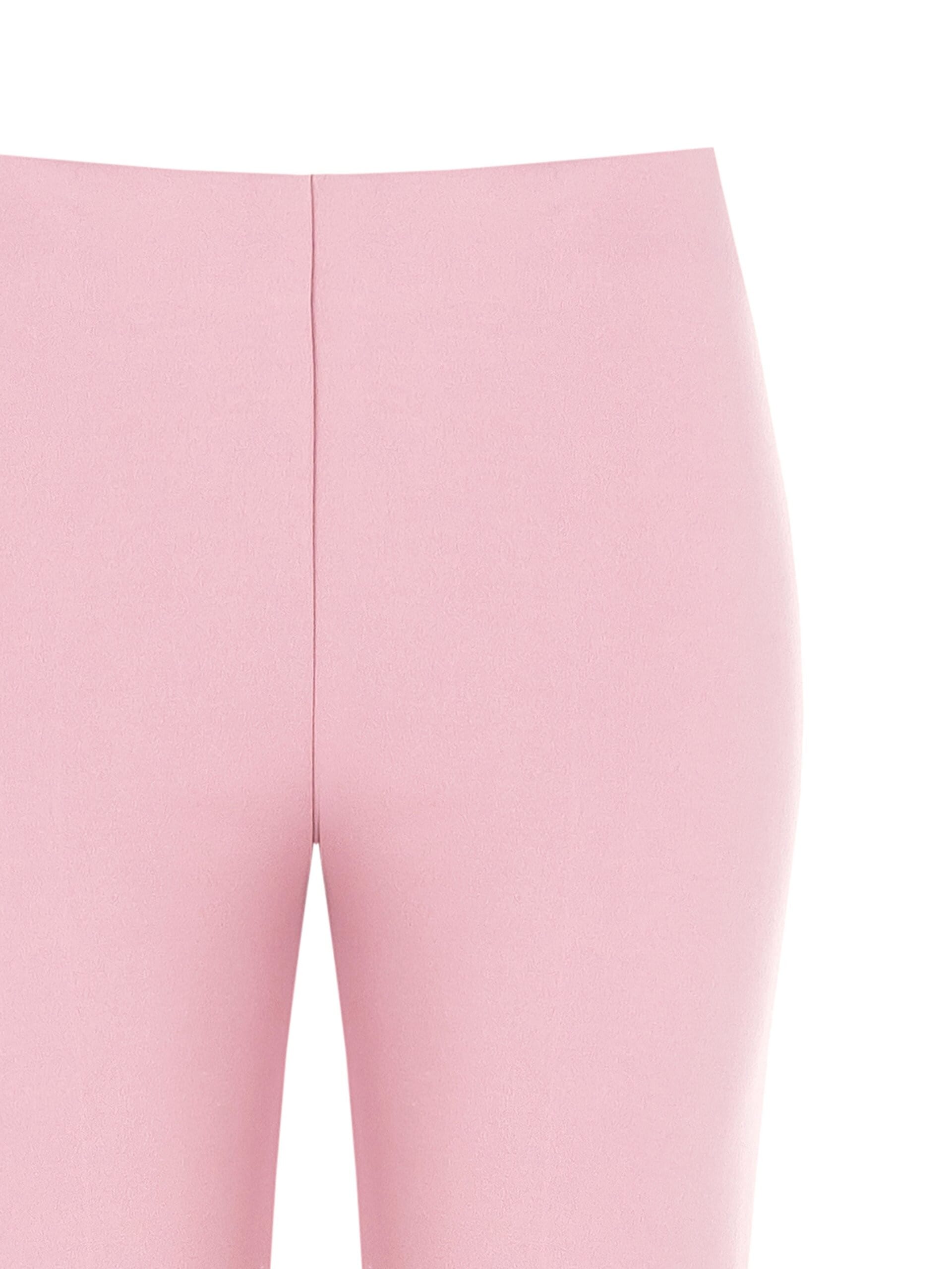 Pantaloni Palazzo In Scuba Crepe Con Zip Laterale Rinascimento